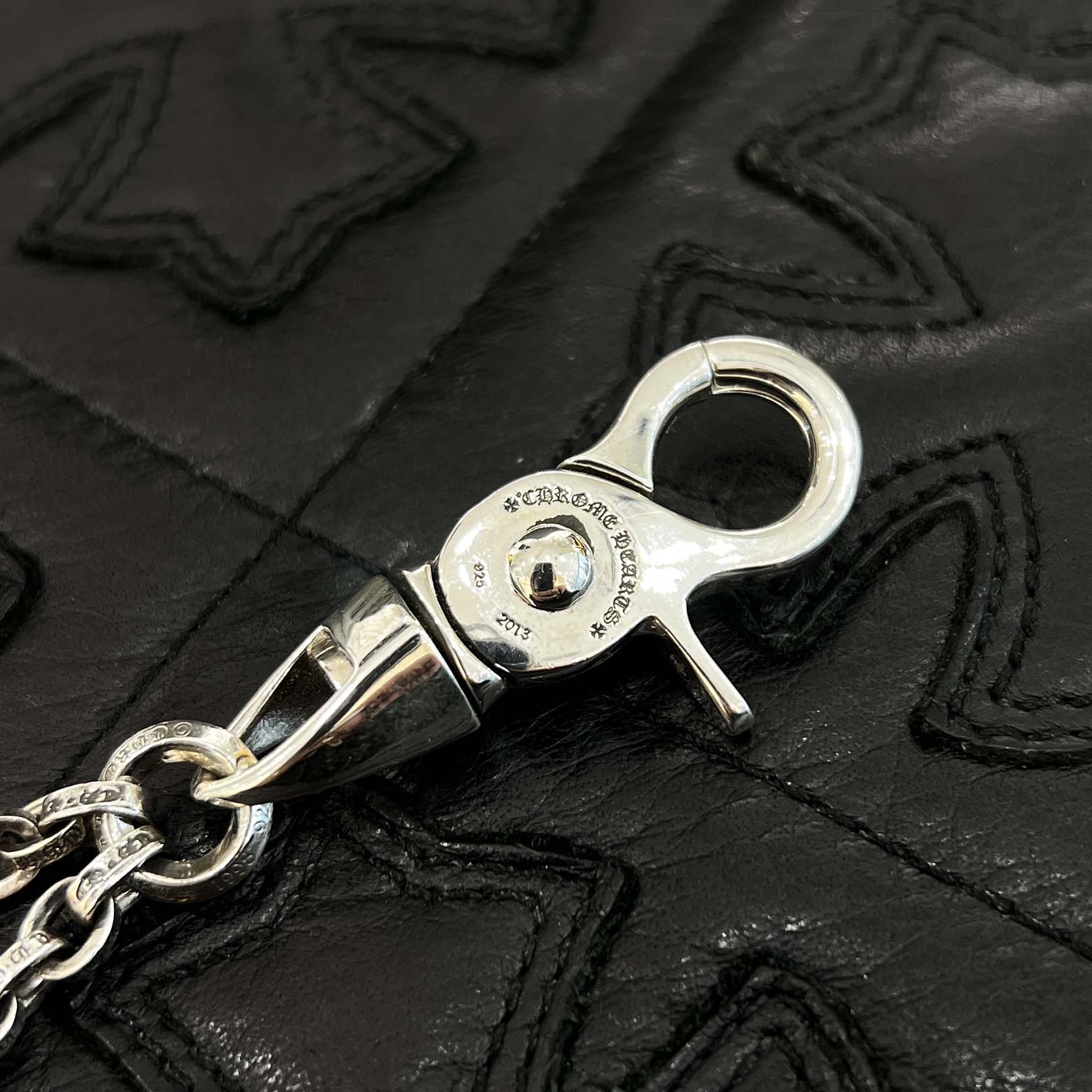 CHROME HEARTS Double Dice Key Chain クロムハーツ ダブルダイス キーチェーン