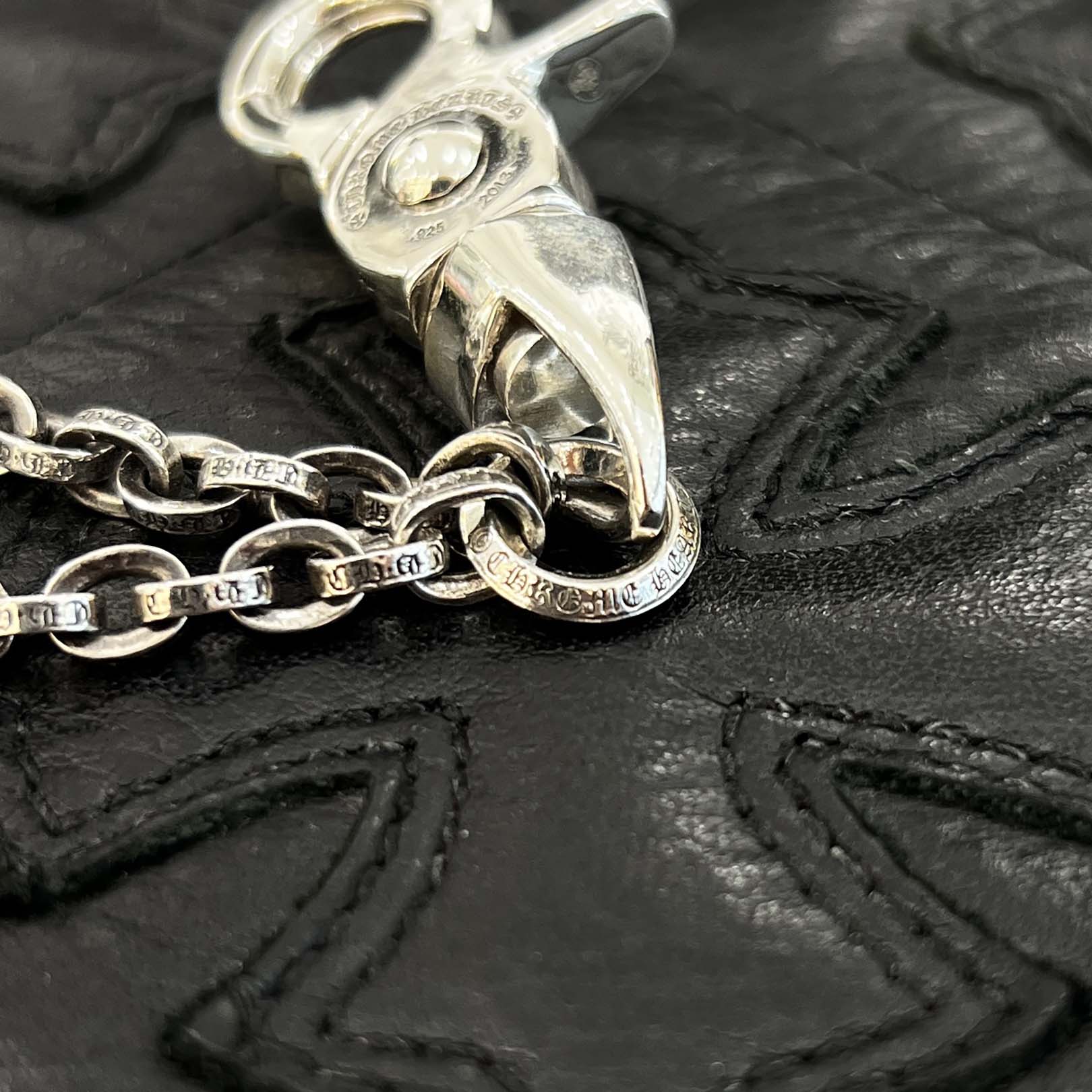 CHROME HEARTS Double Dice Key Chain クロムハーツ ダブルダイス キーチェーン