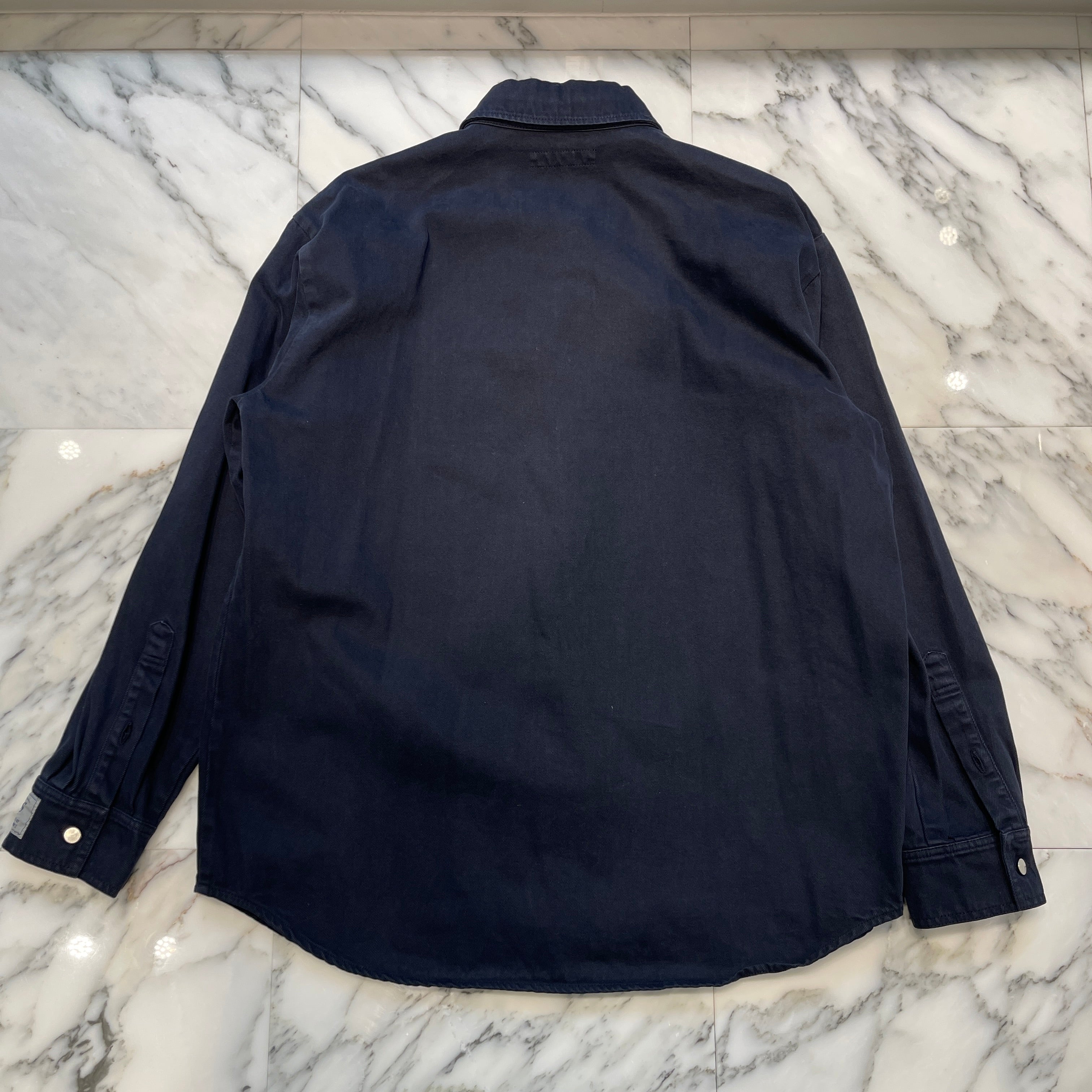 RAF SIMONS 2022SS Straight Fit Denim Shirt 221-M242 Size M ラフシモンズ ストレートフィット デニムシャツ サイズM