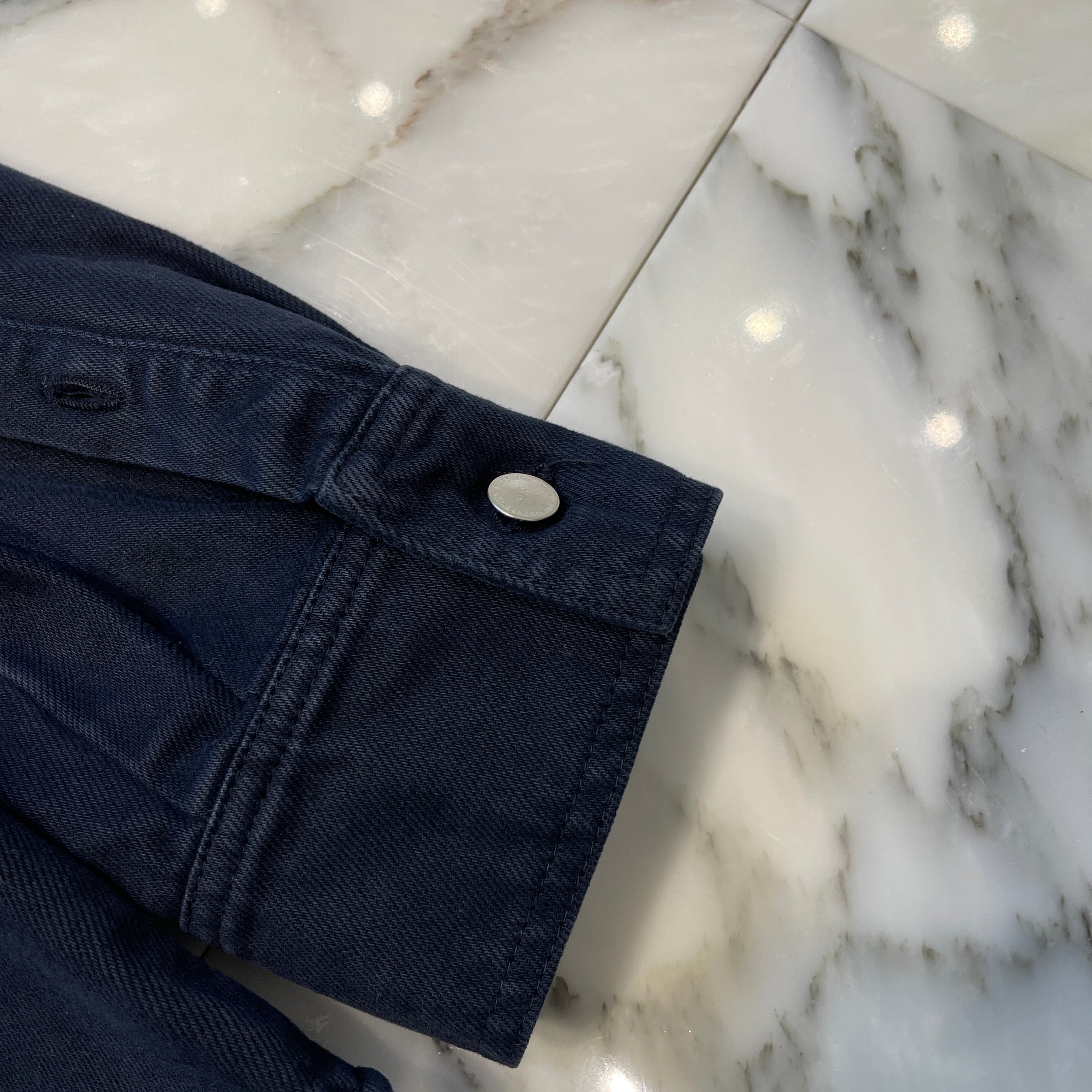 RAF SIMONS 2022SS Straight Fit Denim Shirt 221-M242 Size M ラフシモンズ ストレートフィット デニムシャツ サイズM