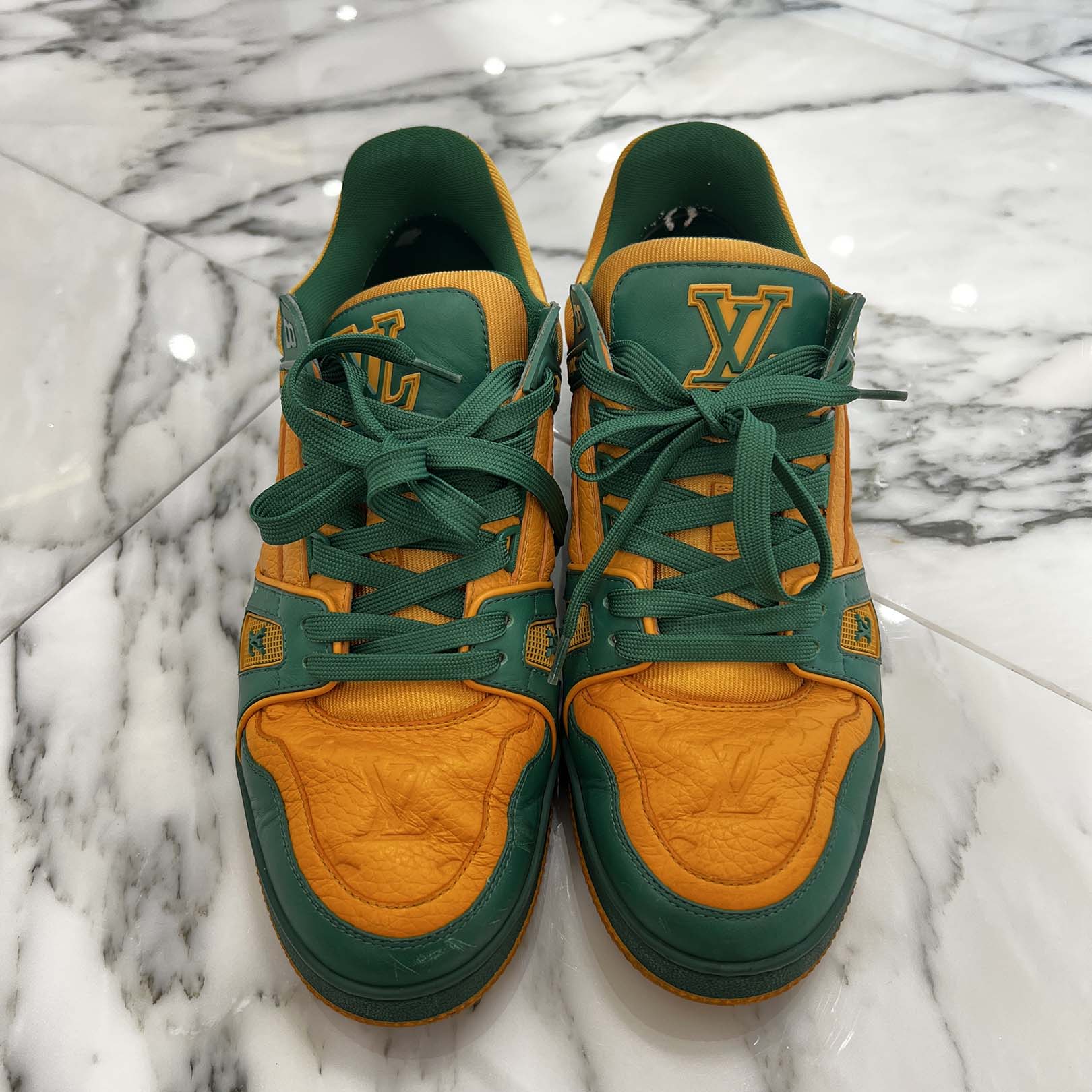 LOUIS VUITTON Monogram LV Trainer Sneakers VL0211 Size 8(約26.5cm) ルイヴィトン モノグラム LVトレーナー スニーカー 8(約26.5cm)