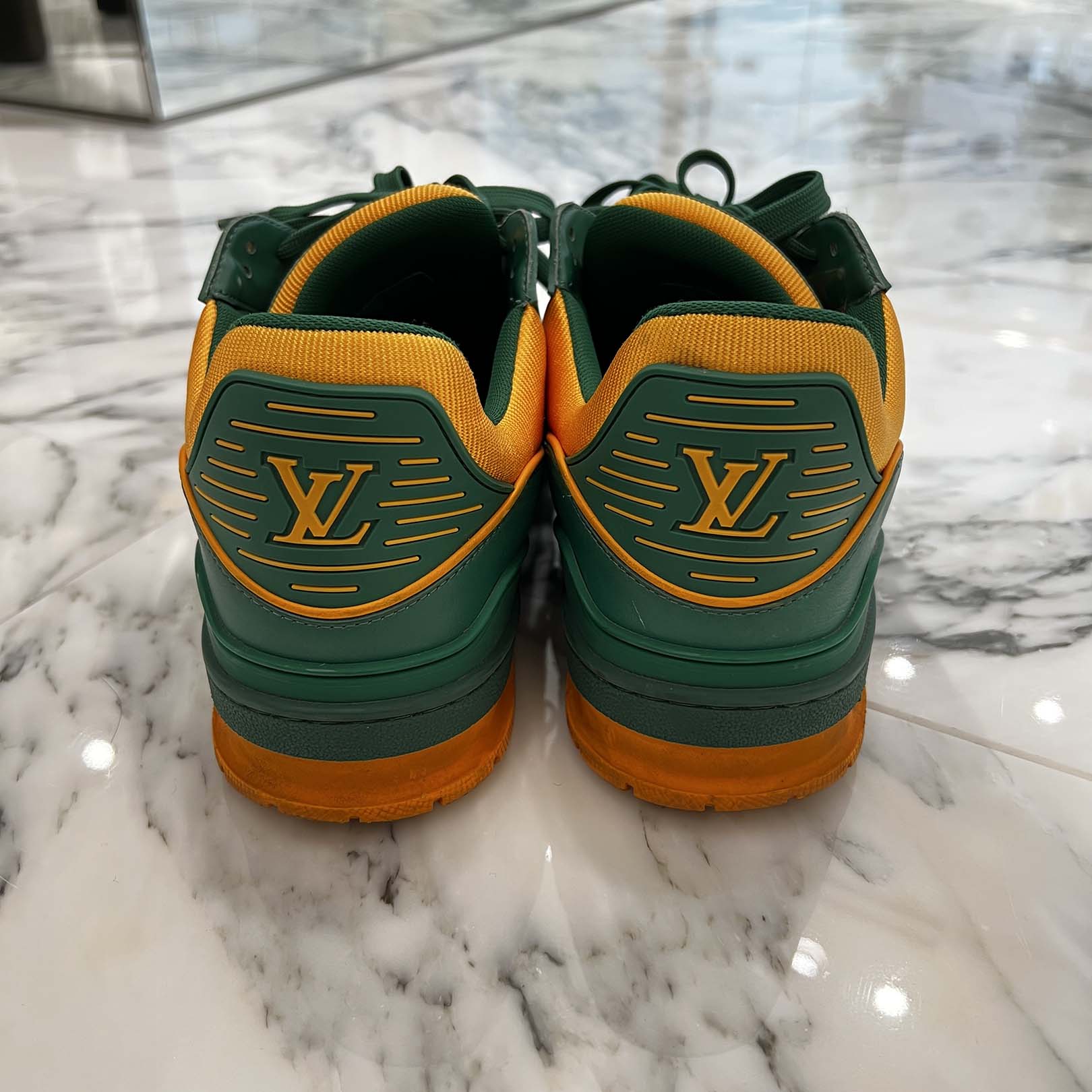 LOUIS VUITTON Monogram LV Trainer Sneakers VL0211 Size 8(約26.5cm) ルイヴィトン モノグラム LVトレーナー スニーカー 8(約26.5cm)