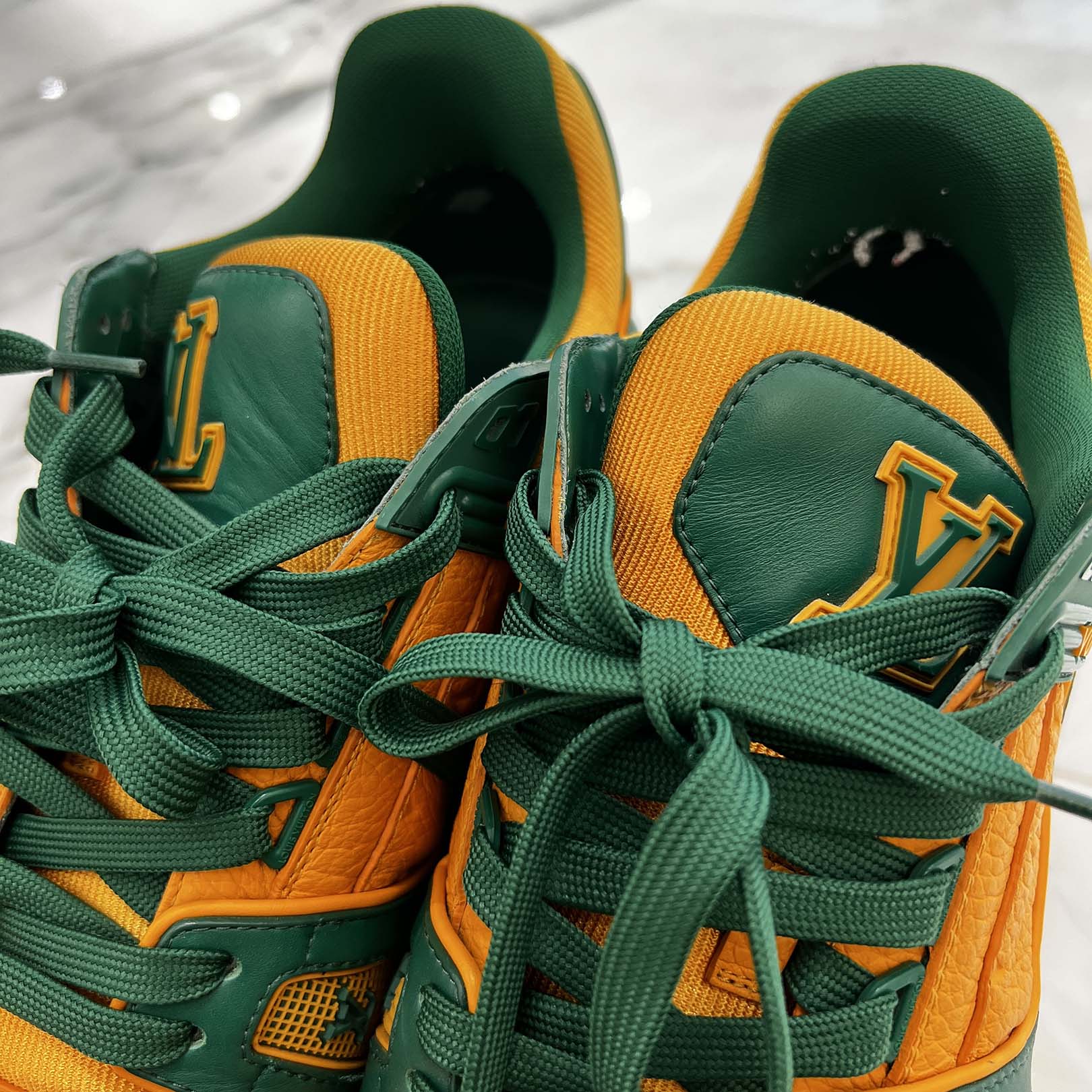 LOUIS VUITTON Monogram LV Trainer Sneakers VL0211 Size 8(約26.5cm) ルイヴィトン モノグラム LVトレーナー スニーカー 8(約26.5cm)