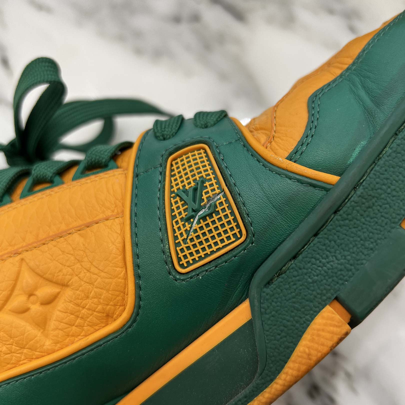 LOUIS VUITTON Monogram LV Trainer Sneakers VL0211 Size 8(約26.5cm) ルイヴィトン モノグラム LVトレーナー スニーカー 8(約26.5cm)