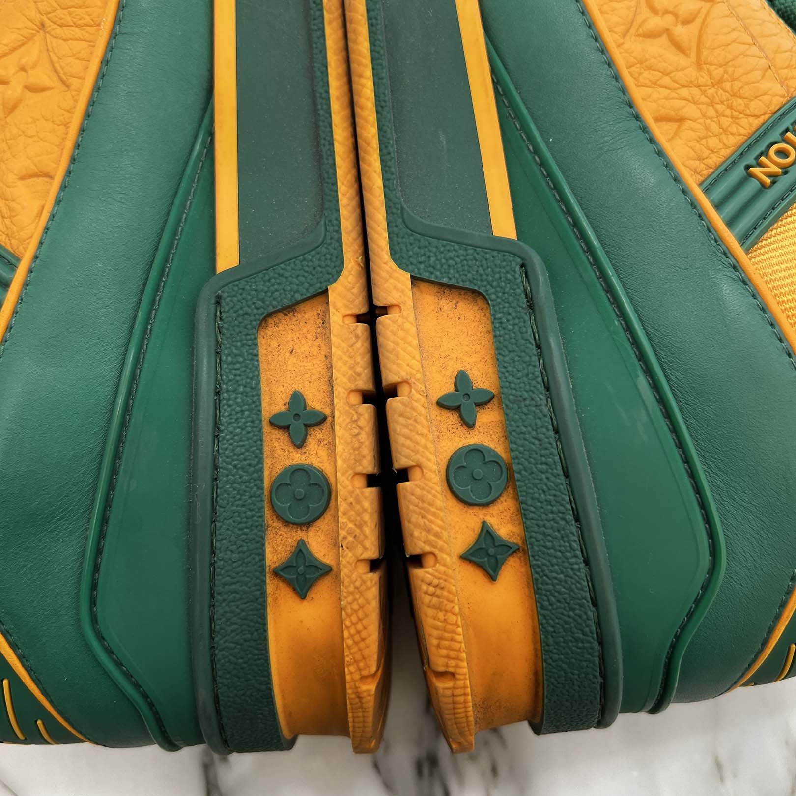 LOUIS VUITTON Monogram LV Trainer Sneakers VL0211 Size 8(約26.5cm) ルイヴィトン モノグラム LVトレーナー スニーカー 8(約26.5cm)