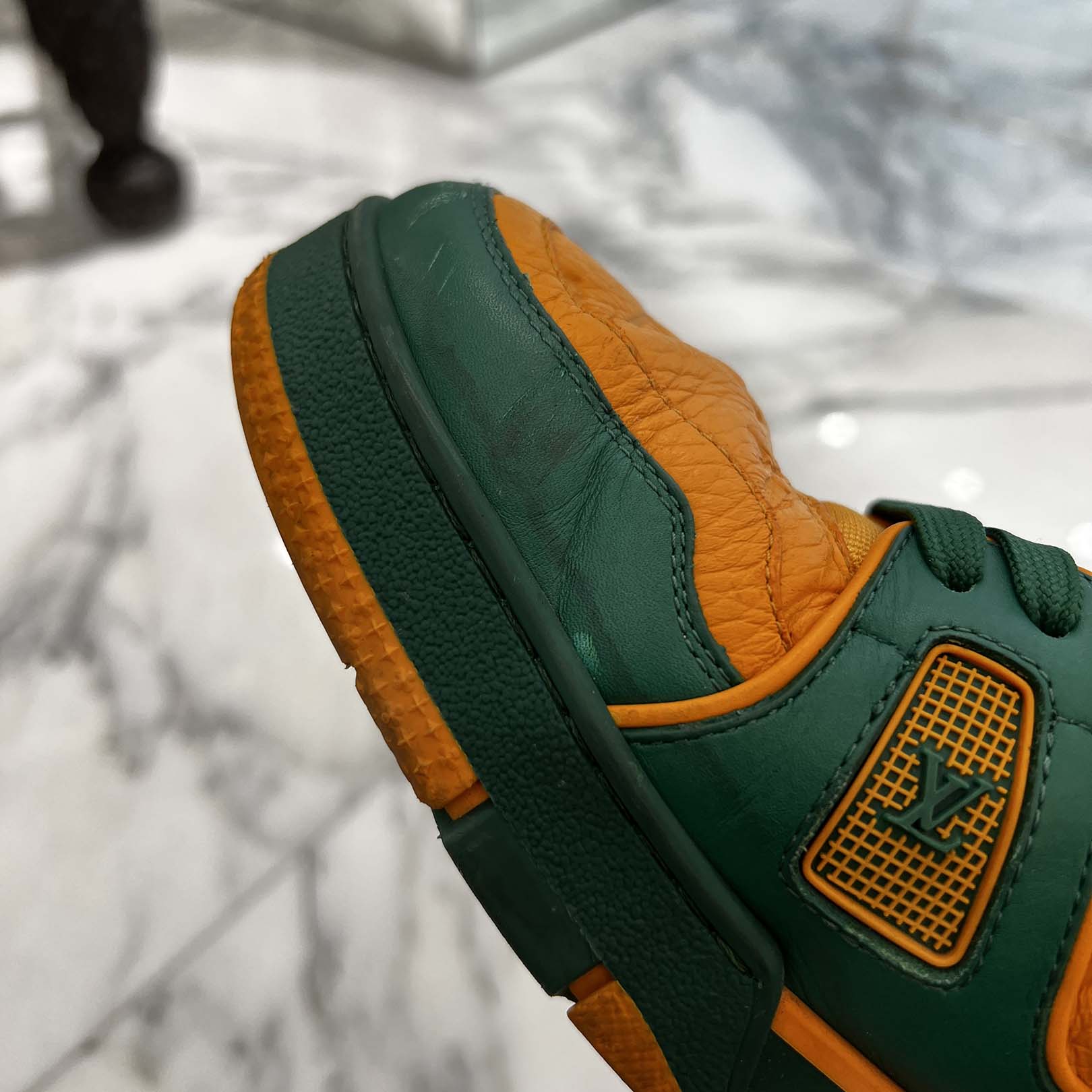 LOUIS VUITTON Monogram LV Trainer Sneakers VL0211 Size 8(約26.5cm) ルイヴィトン モノグラム LVトレーナー スニーカー 8(約26.5cm)