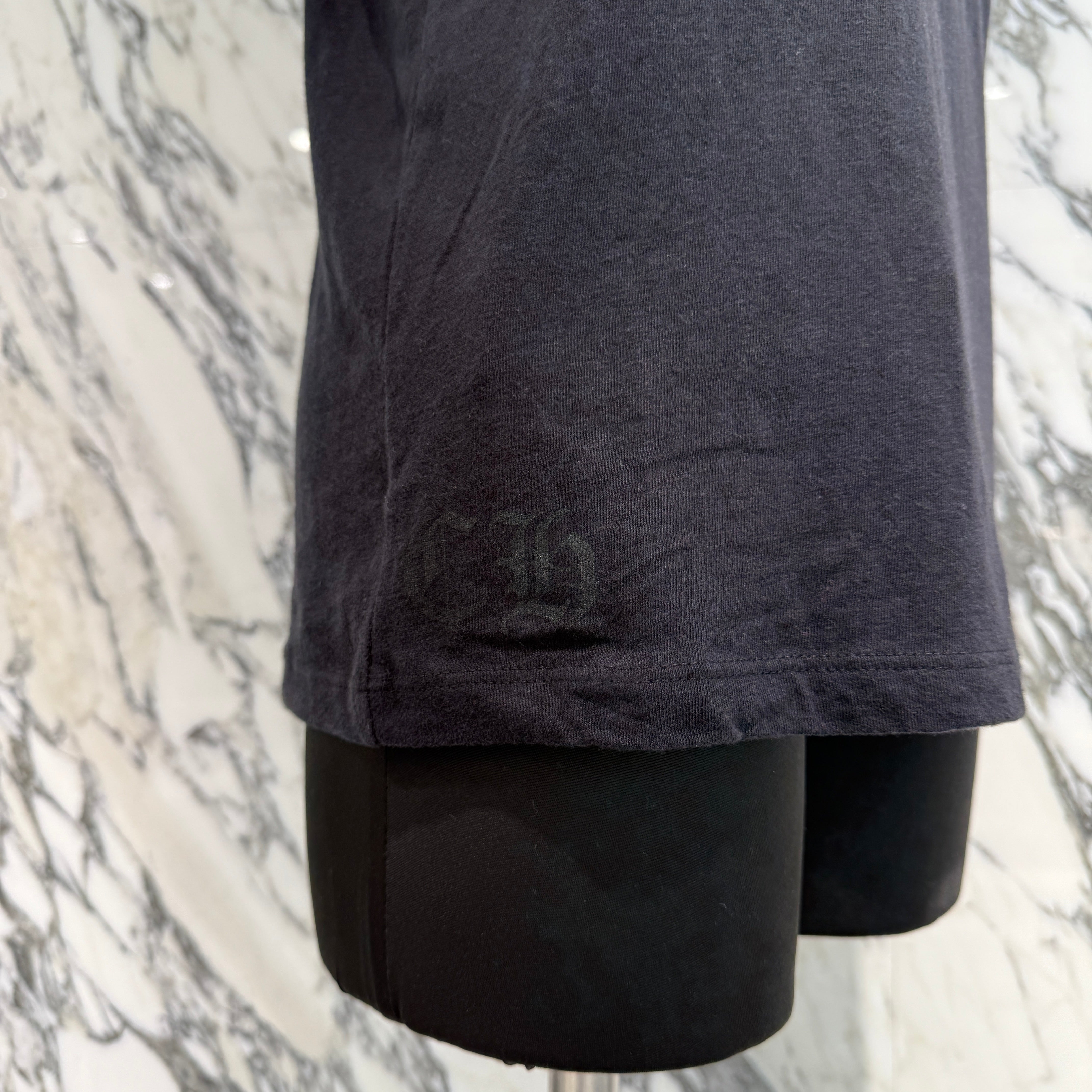 CHROME HEARTS Back Horseshoe Print Ringer Tee Size S クロムハーツ バックホースシュープリント リンガーTシャツ サイズS