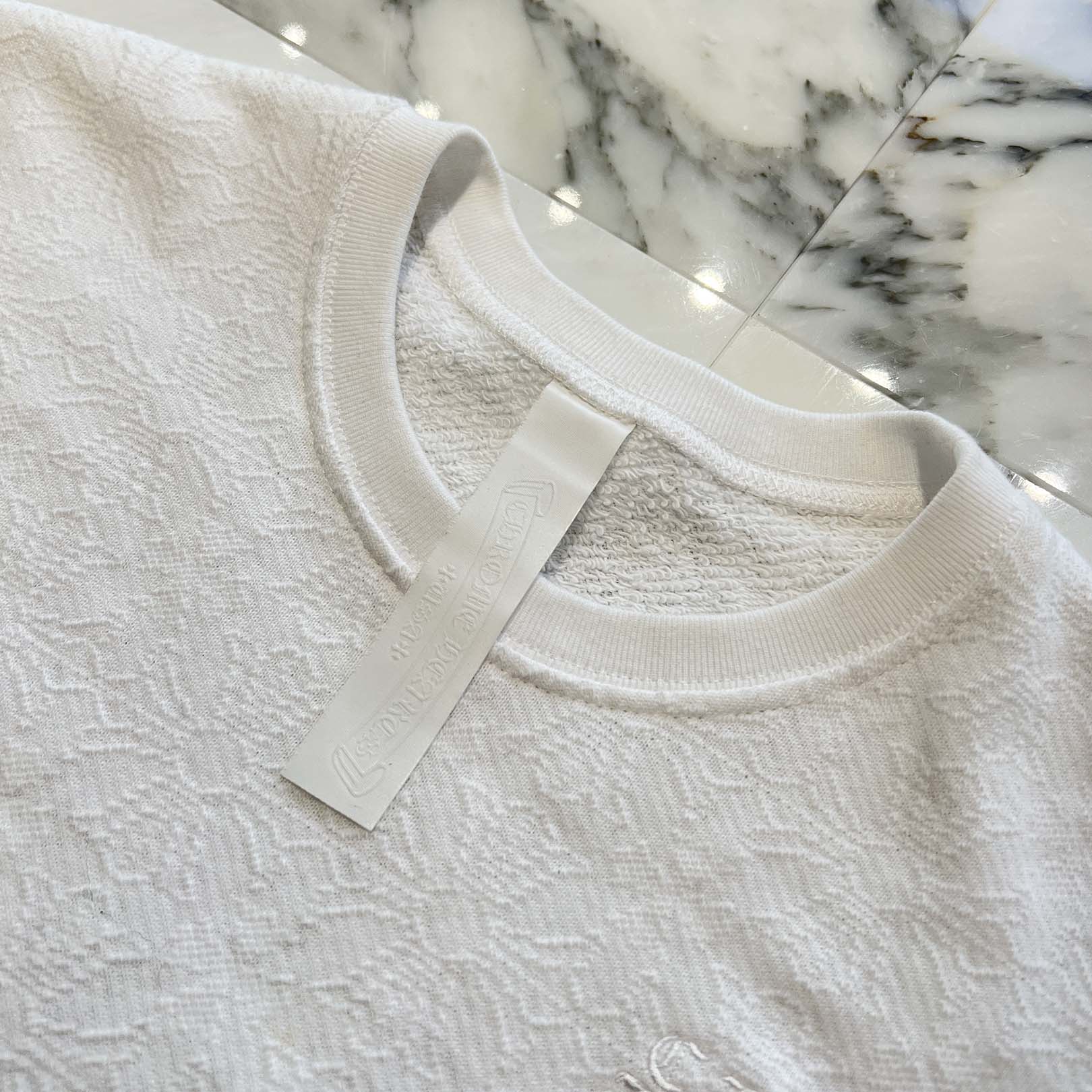 CHROME HEARTS Y NOT Vertical Logo Cropped Sweat Shirt Size M クロムハーツ ワイノット ヴァーティカルロゴ クロップド スウェットシャツ Tシャツ サイズM