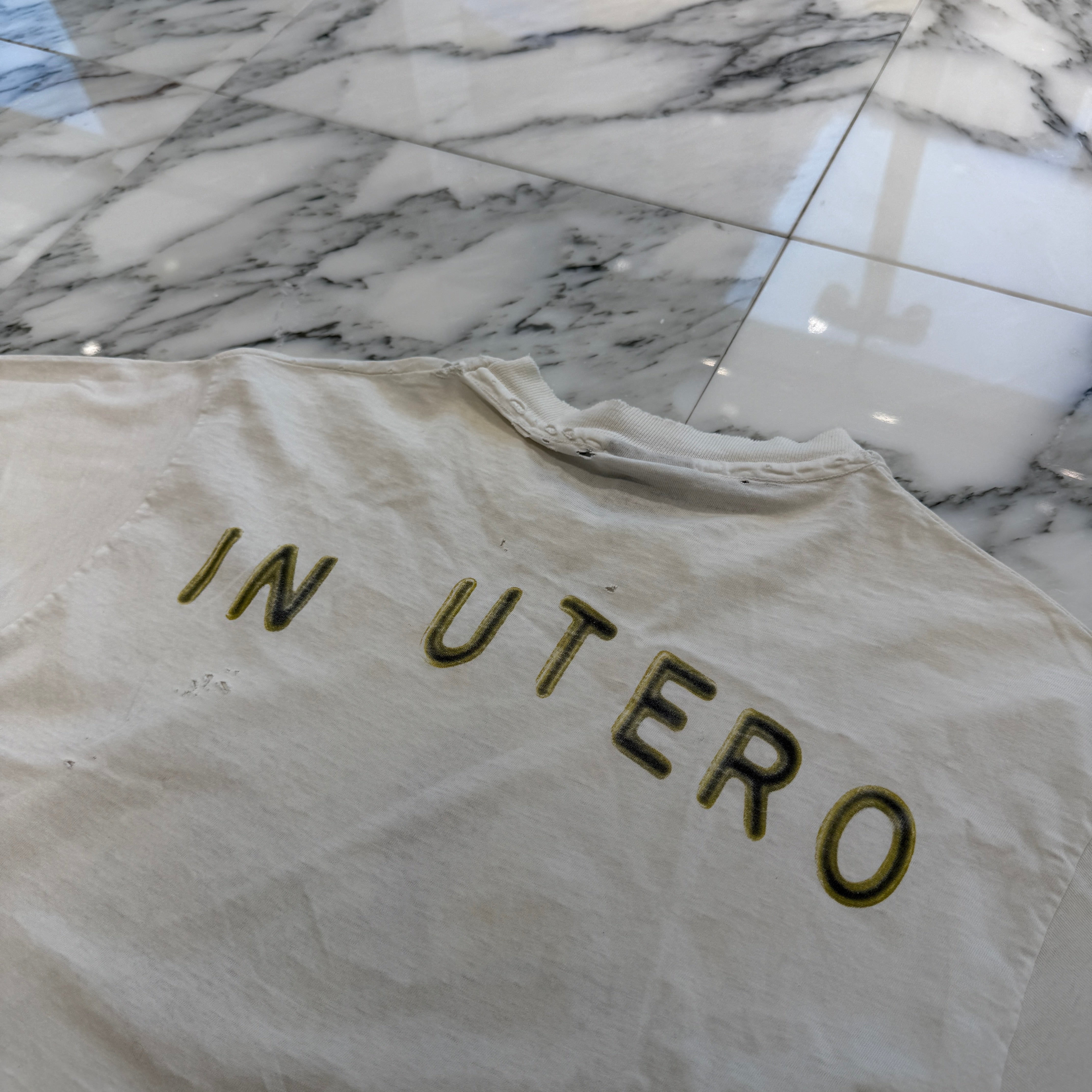 Vintage 90's NILVANA "IN UTERO" 1993 giant S/S Tee Size L ヴィンテージ 90's ニルバーナ "イン・ユーテロ" 1993 ジャイアント社製 Tシャツ サイズL