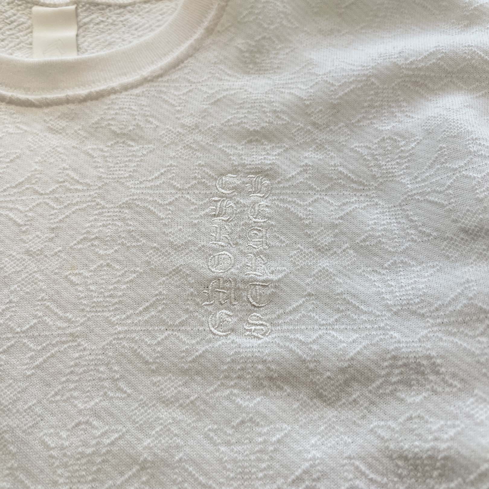 CHROME HEARTS Y NOT Vertical Logo Cropped Sweat Shirt Size M クロムハーツ ワイノット ヴァーティカルロゴ クロップド スウェットシャツ Tシャツ サイズM