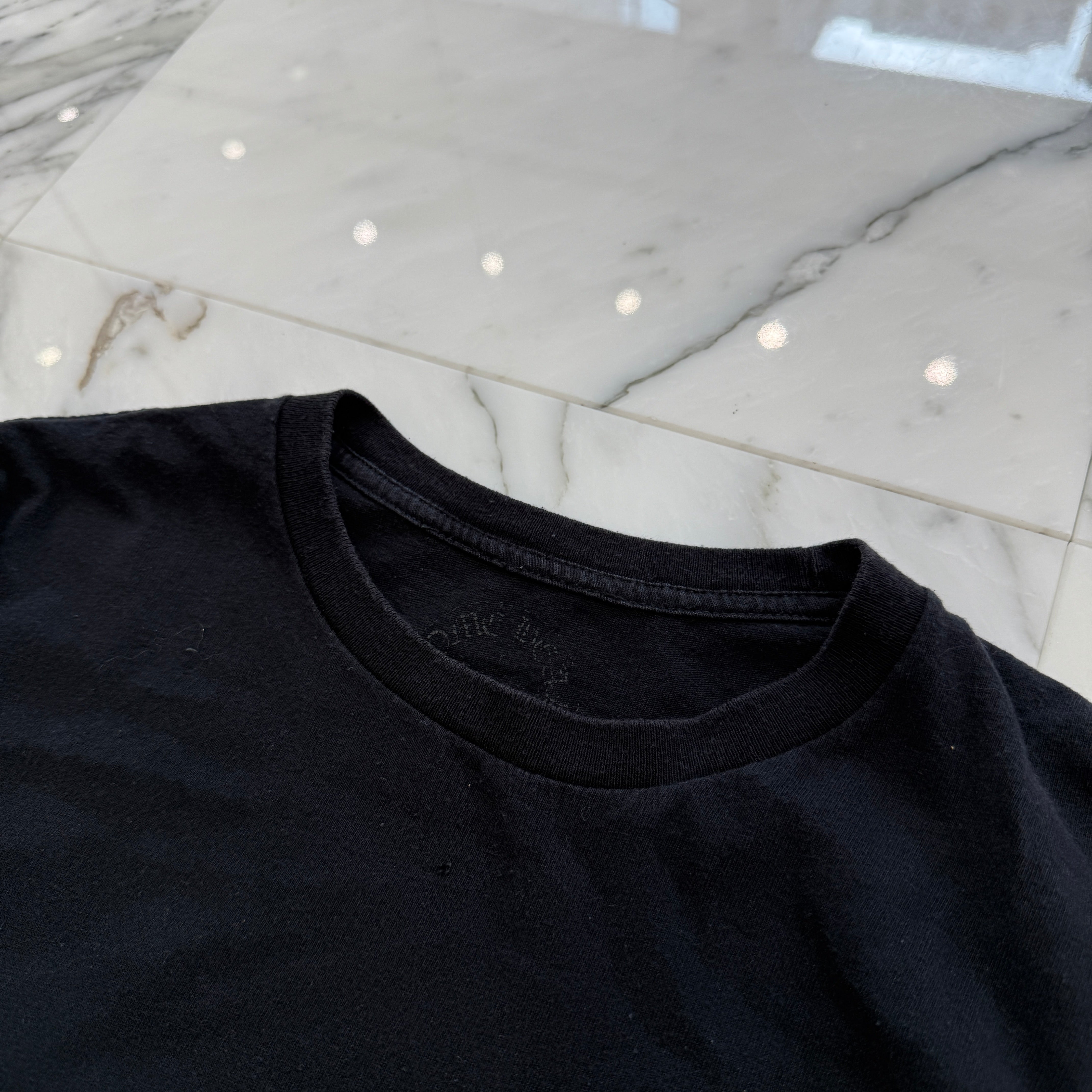 CHROME HEARTS × OFF-WHITE LONDON Limited Scroll Logo Tee Size M クロムハ―ツ×オフホワイト ロンドン限定 スクロールロゴ Tシャツ サイズM