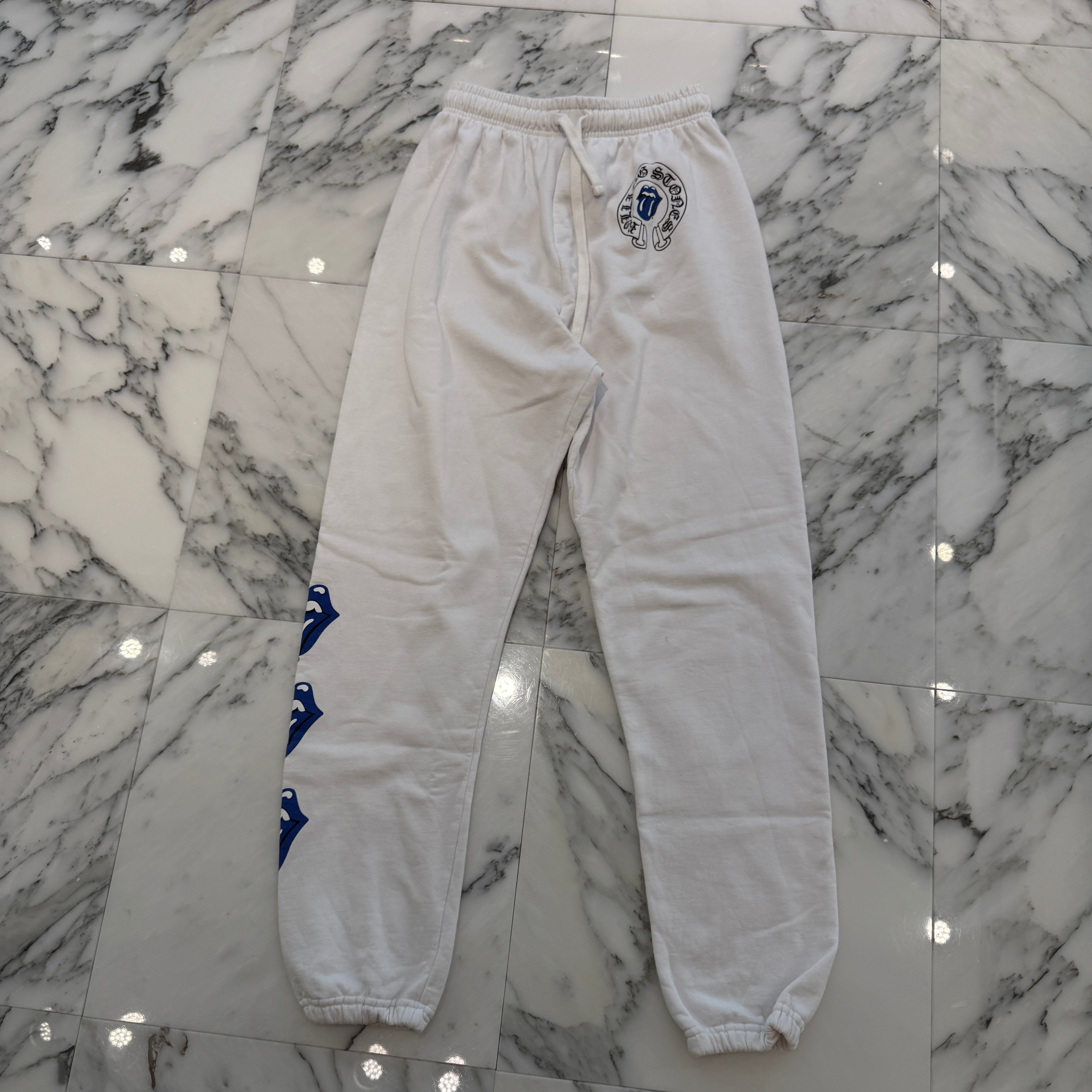 CHROME HEARTS × The Rolling Stones Lip & Tongue Sweat Pants Size S クロムハーツ × ザ ローリングストーンズ リップアンドタン スウェットパンツ サイズS