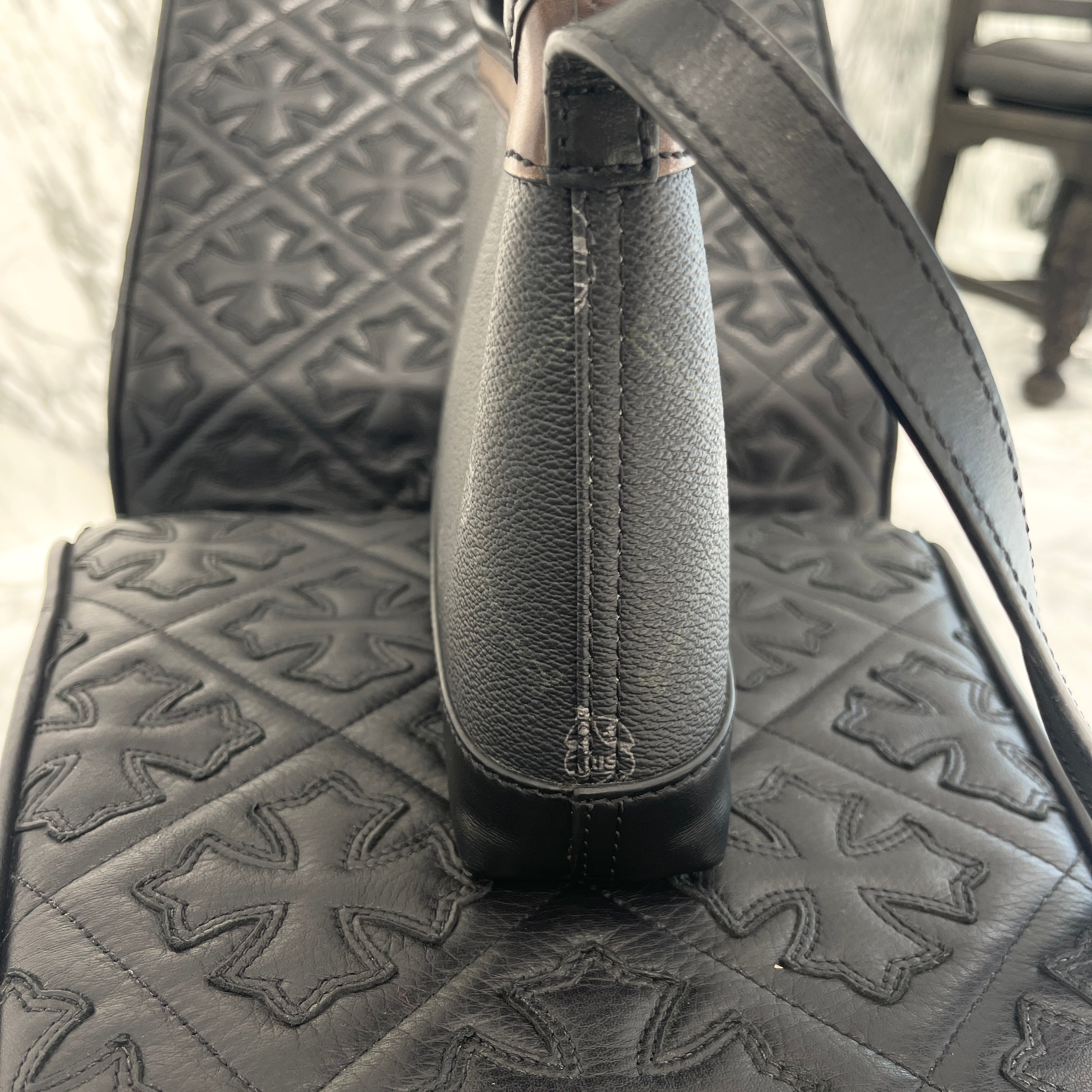 Berluti Black Canvas Escapade Messenger Bag M207341 ベルルッティ ブラックキャンパス エスカペイド メッセンジャーバッグ