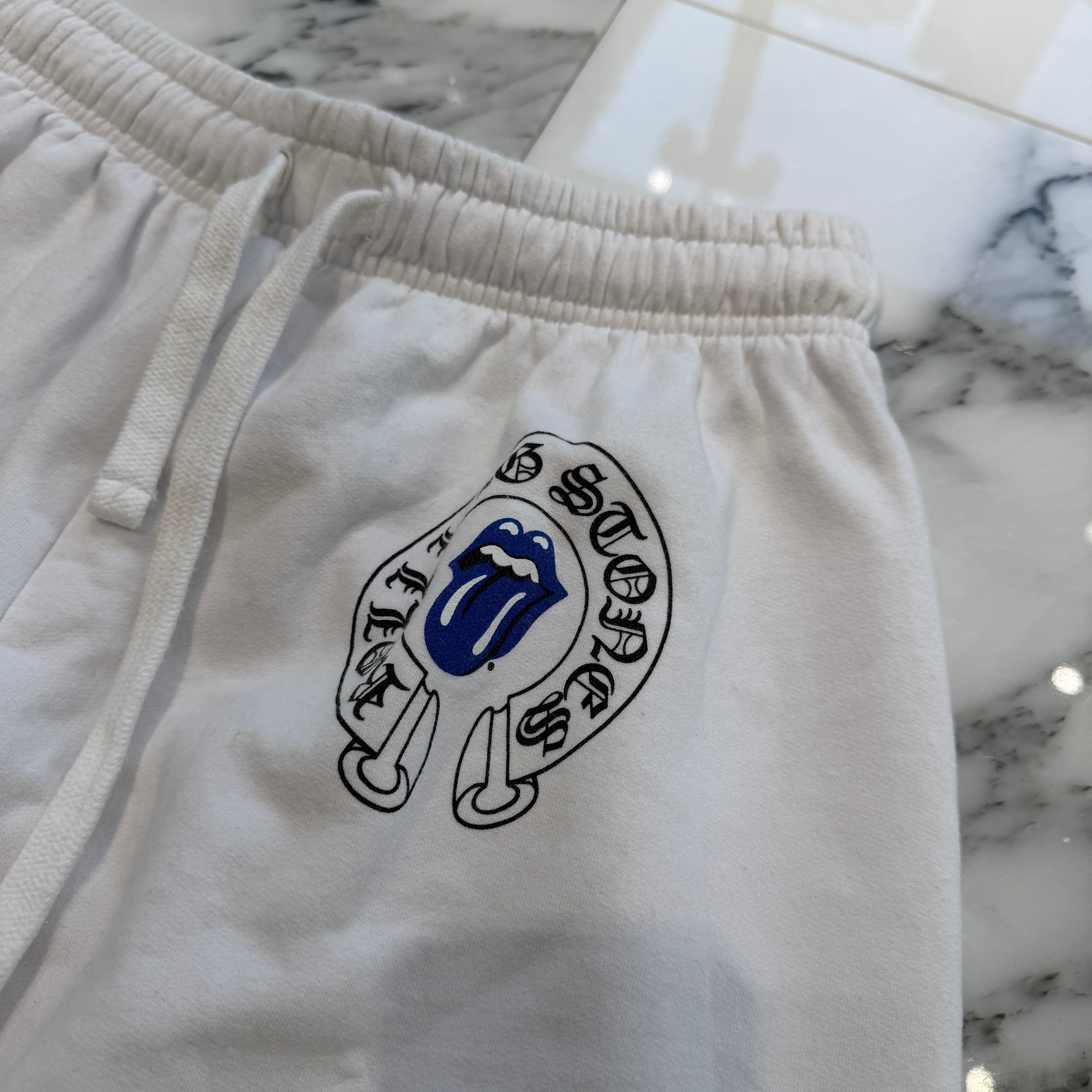 CHROME HEARTS × The Rolling Stones Lip & Tongue Sweat Pants Size S クロムハーツ × ザ ローリングストーンズ リップアンドタン スウェットパンツ サイズS