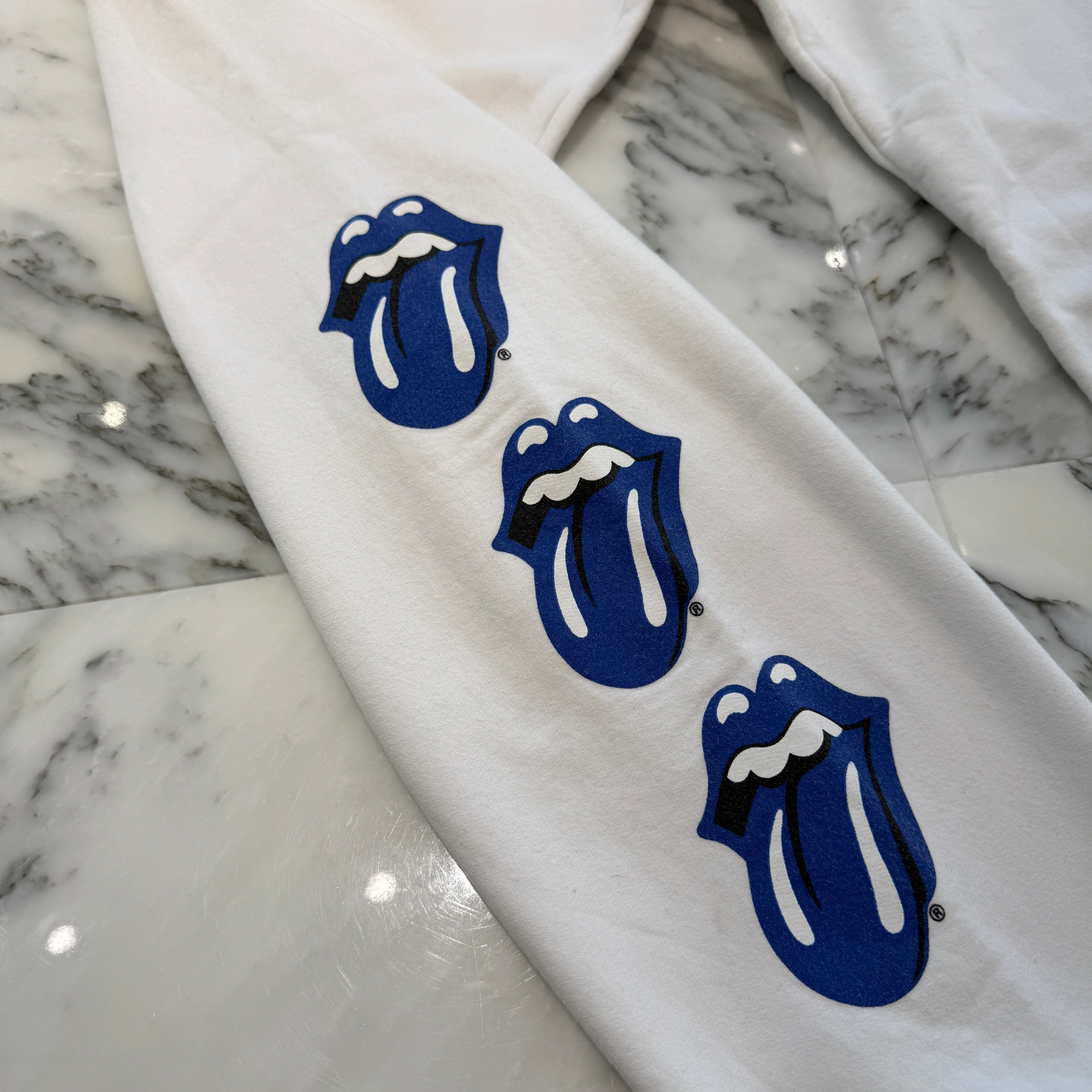 CHROME HEARTS × The Rolling Stones Lip & Tongue Sweat Pants Size S クロムハーツ × ザ ローリングストーンズ リップアンドタン スウェットパンツ サイズS