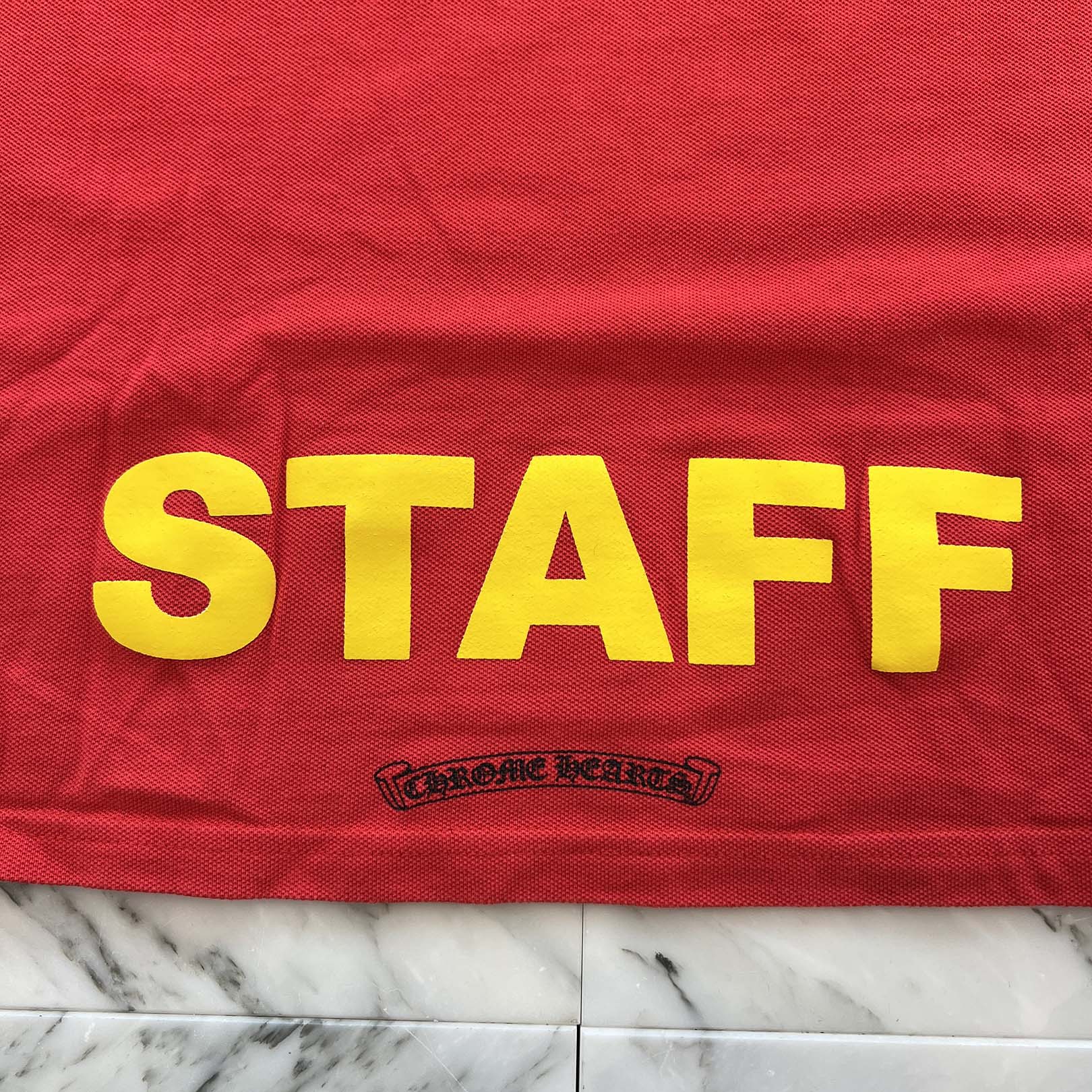 CHROME HEARTS × MATTY BOY PPO Sex Record Staff Polo Shirt Size XL クロムハーツ × マッティボーイ PPO セックスレコード スタッフポロシャツ サイズXL