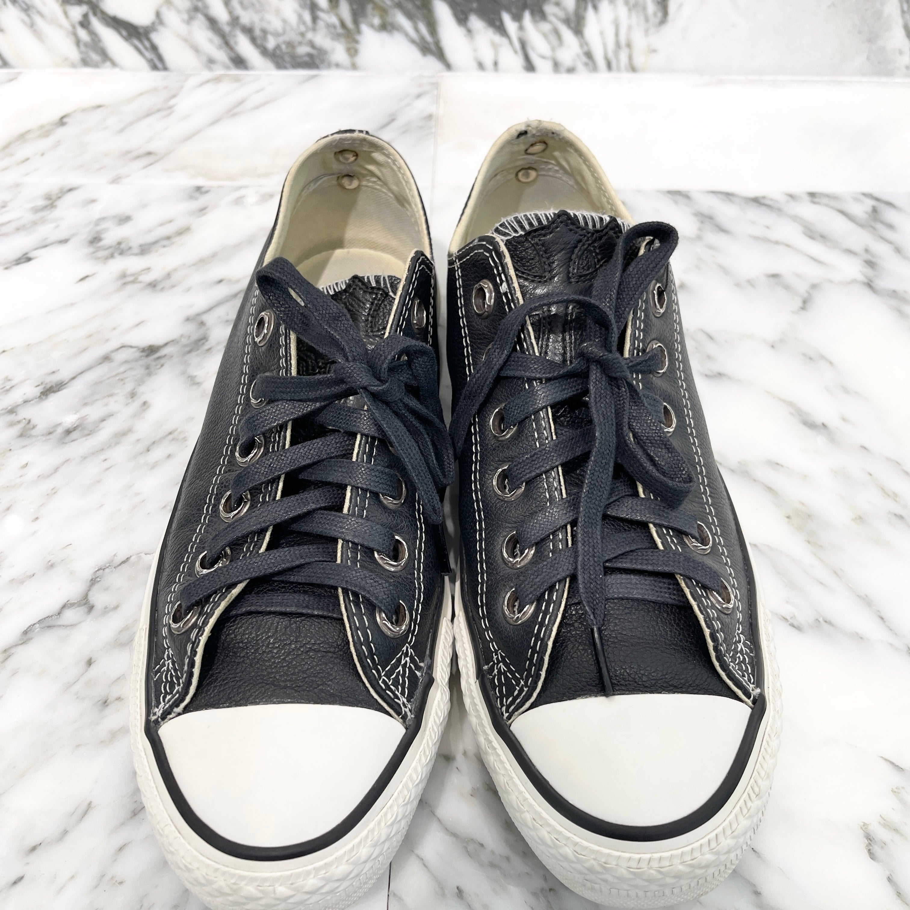 CHROME HEARTS × CONVERSE Silver Dagger Canvas Low Top Sneakers Size 7 1/2 クロムハーツ × コンバース シルバーダガー キャンバス ローカットスニーカー サイズ7 1/2