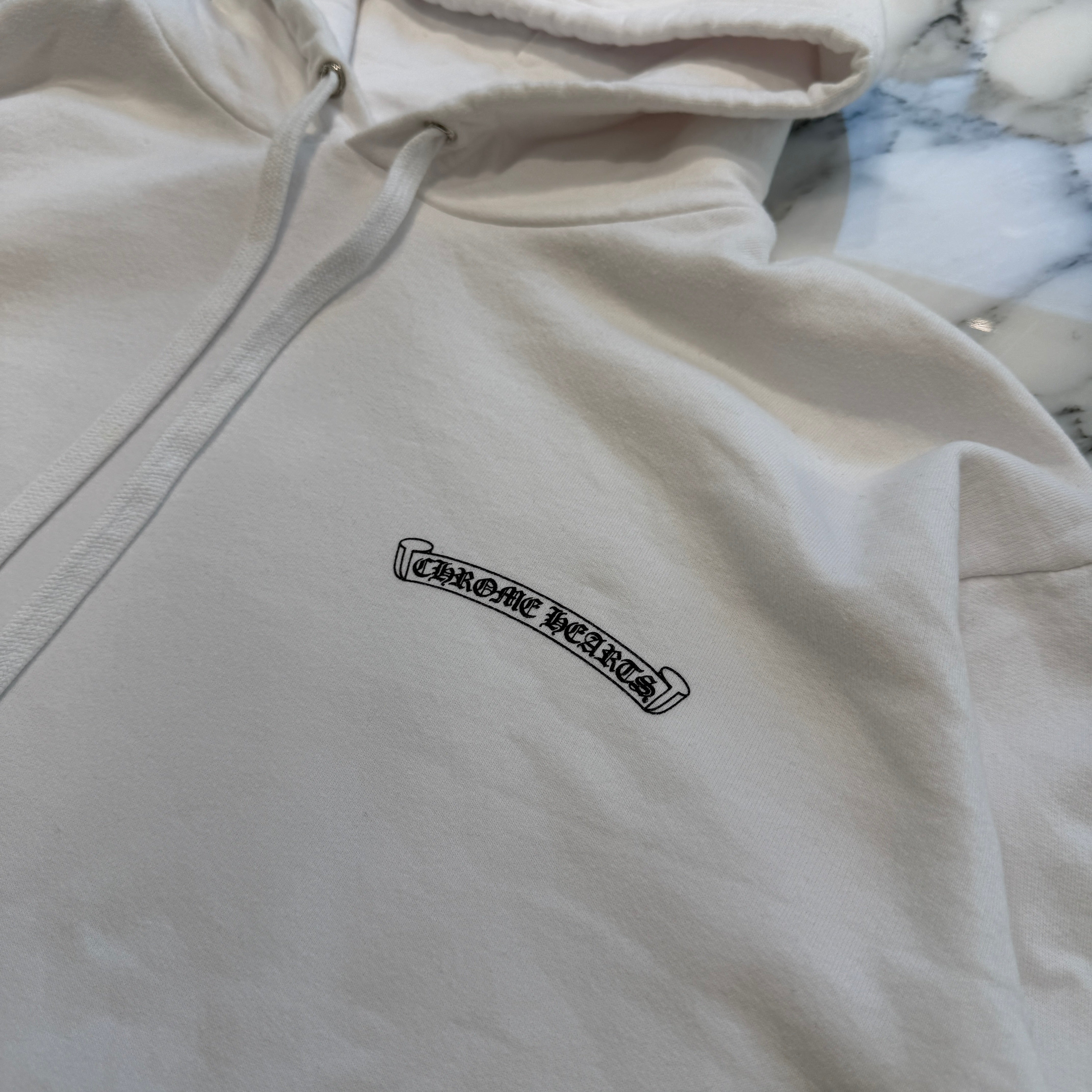 CHROME HEARTS × The Rolling Stones Lip & Tongue Print Pullover Hoodie Size L クロムハーツ × ローリングストーンズ リップ&タン プリント プルオーバーフーディ サイズL