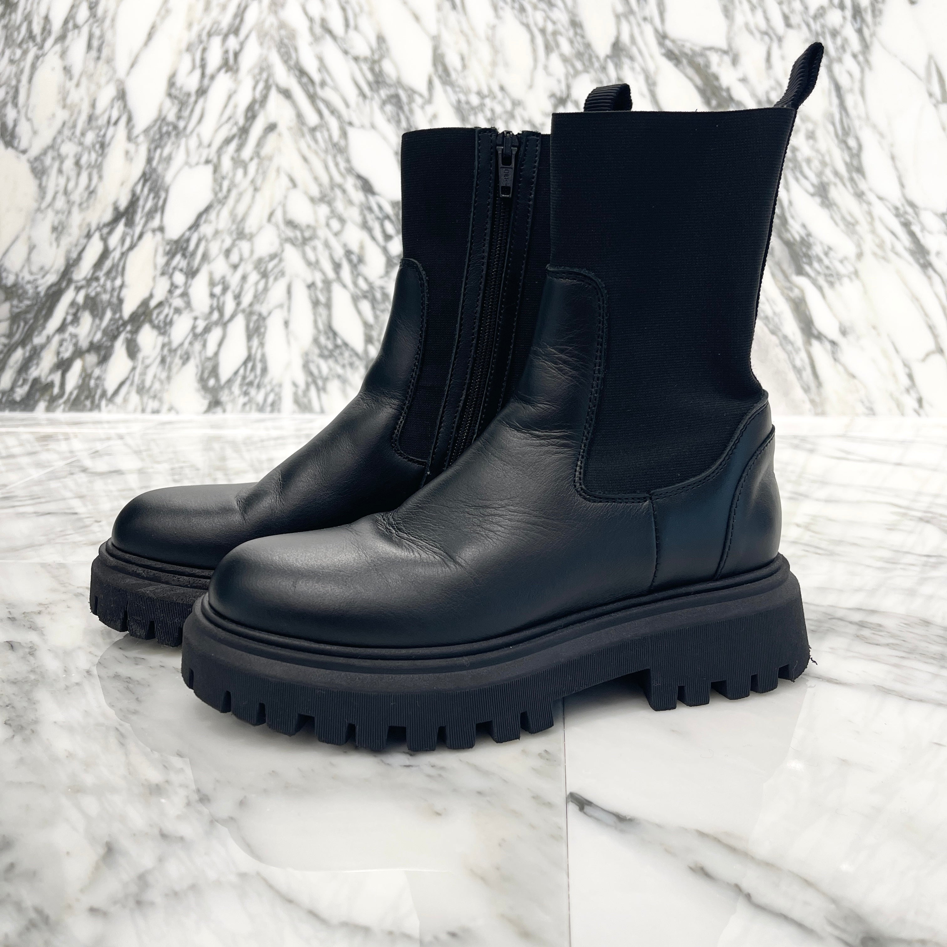 MONCLER 2022AW Petit Neue Chelsea Boots Size 32 モンクレール プティノイエ チェルシー ブーツ サイズ 32