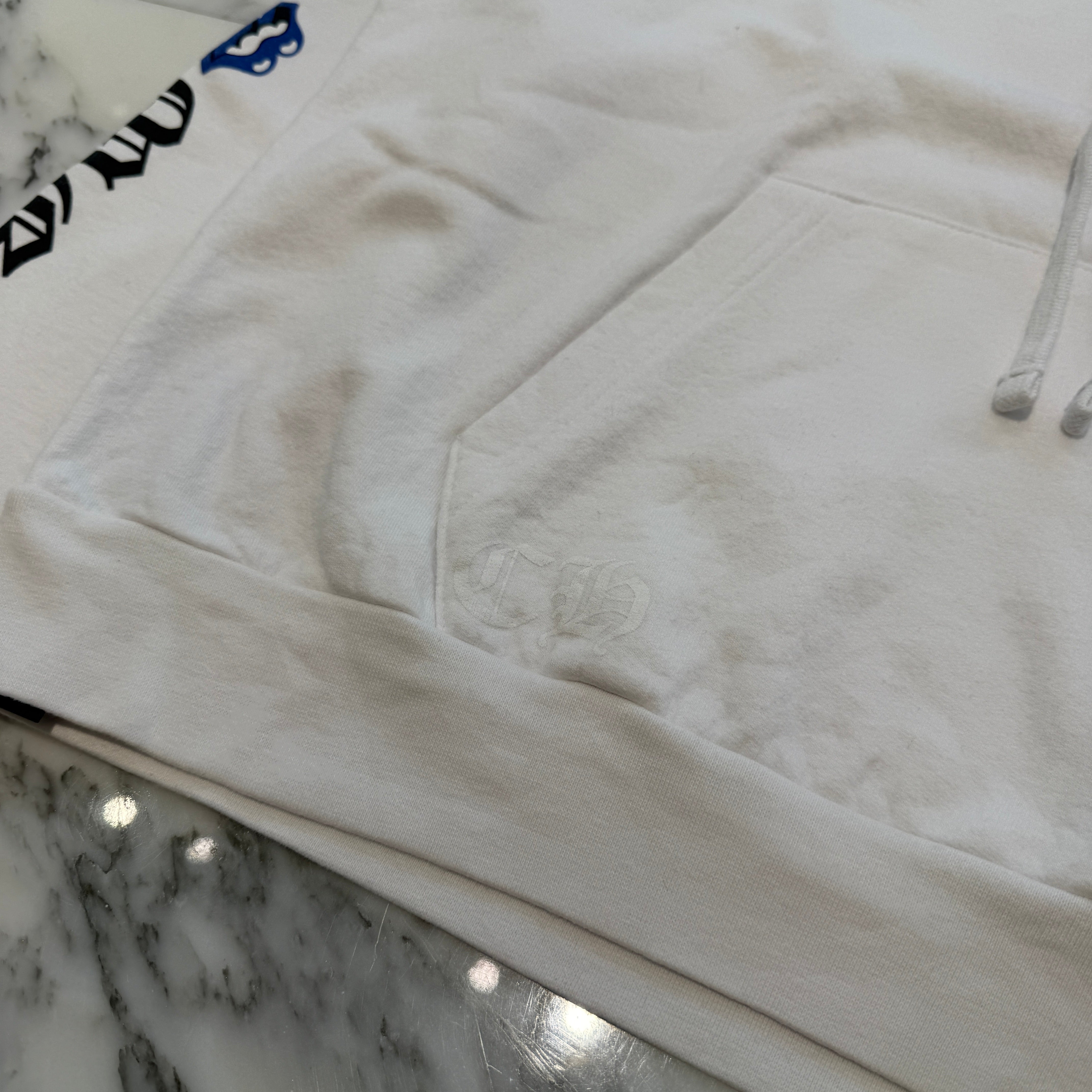 CHROME HEARTS × The Rolling Stones Lip & Tongue Print Pullover Hoodie Size L クロムハーツ × ローリングストーンズ リップ&タン プリント プルオーバーフーディ サイズL