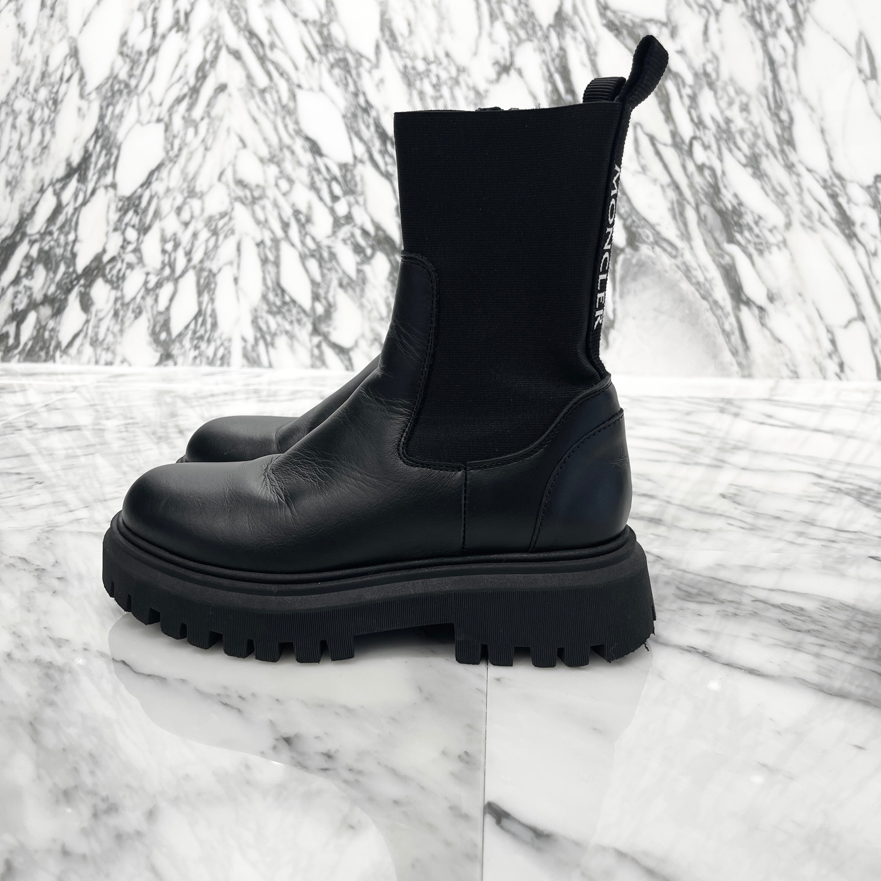 MONCLER 2022AW Petit Neue Chelsea Boots Size 32 モンクレール プティノイエ チェルシー ブーツ サイズ 32