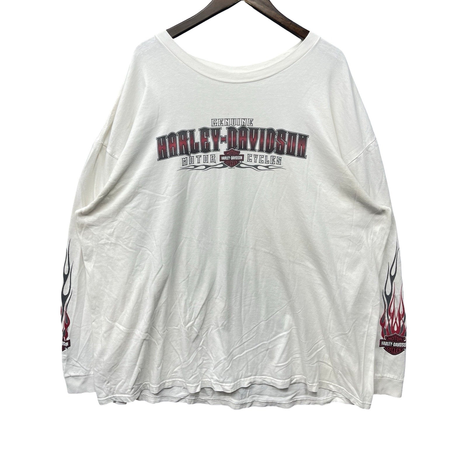 Vintage 00's Harley-Davidson "GENUINE" Tramp & Dice 2008 L/S Tee