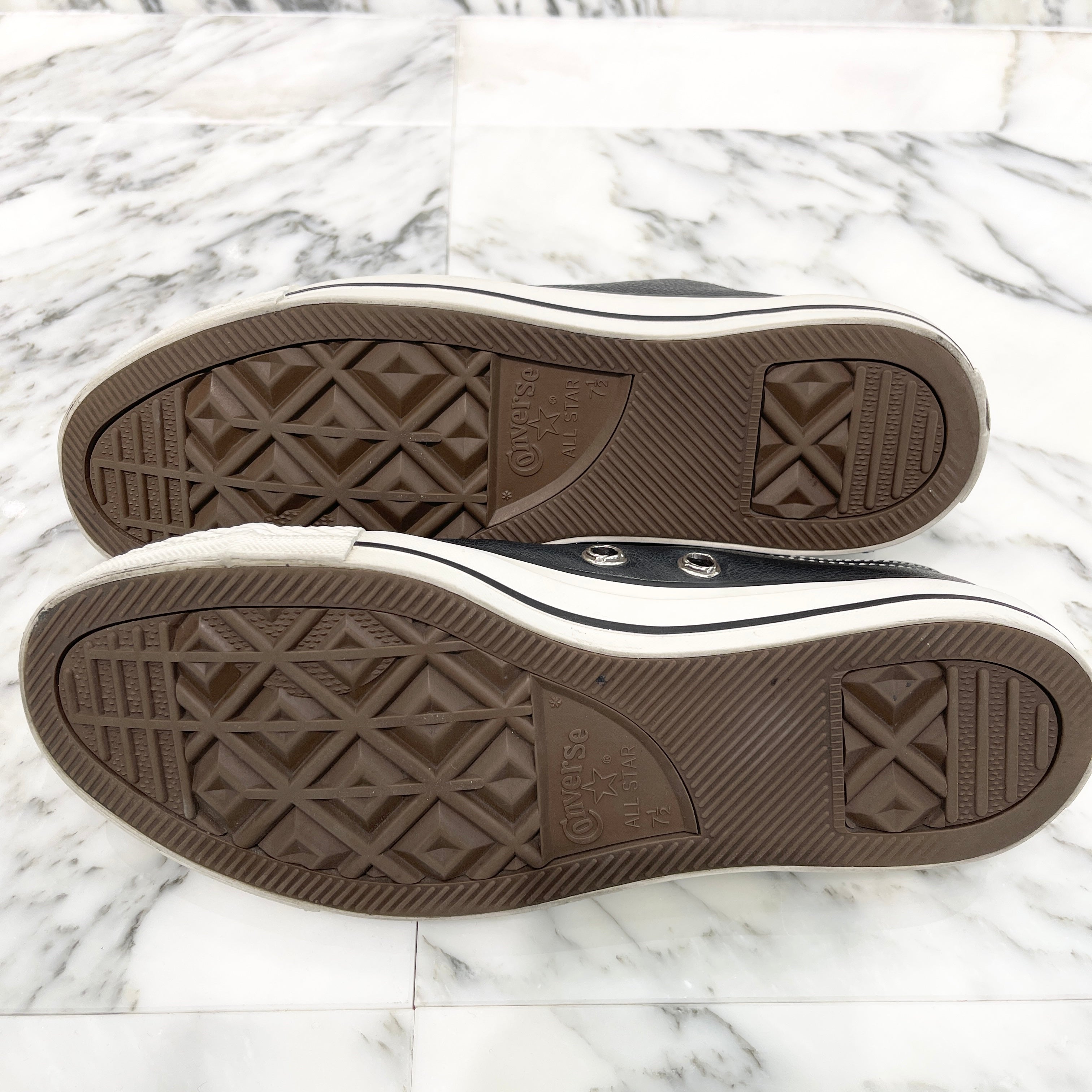 CHROME HEARTS × CONVERSE Silver Dagger Canvas Low Top Sneakers Size 7 1/2 クロムハーツ × コンバース シルバーダガー キャンバス ローカットスニーカー サイズ7 1/2