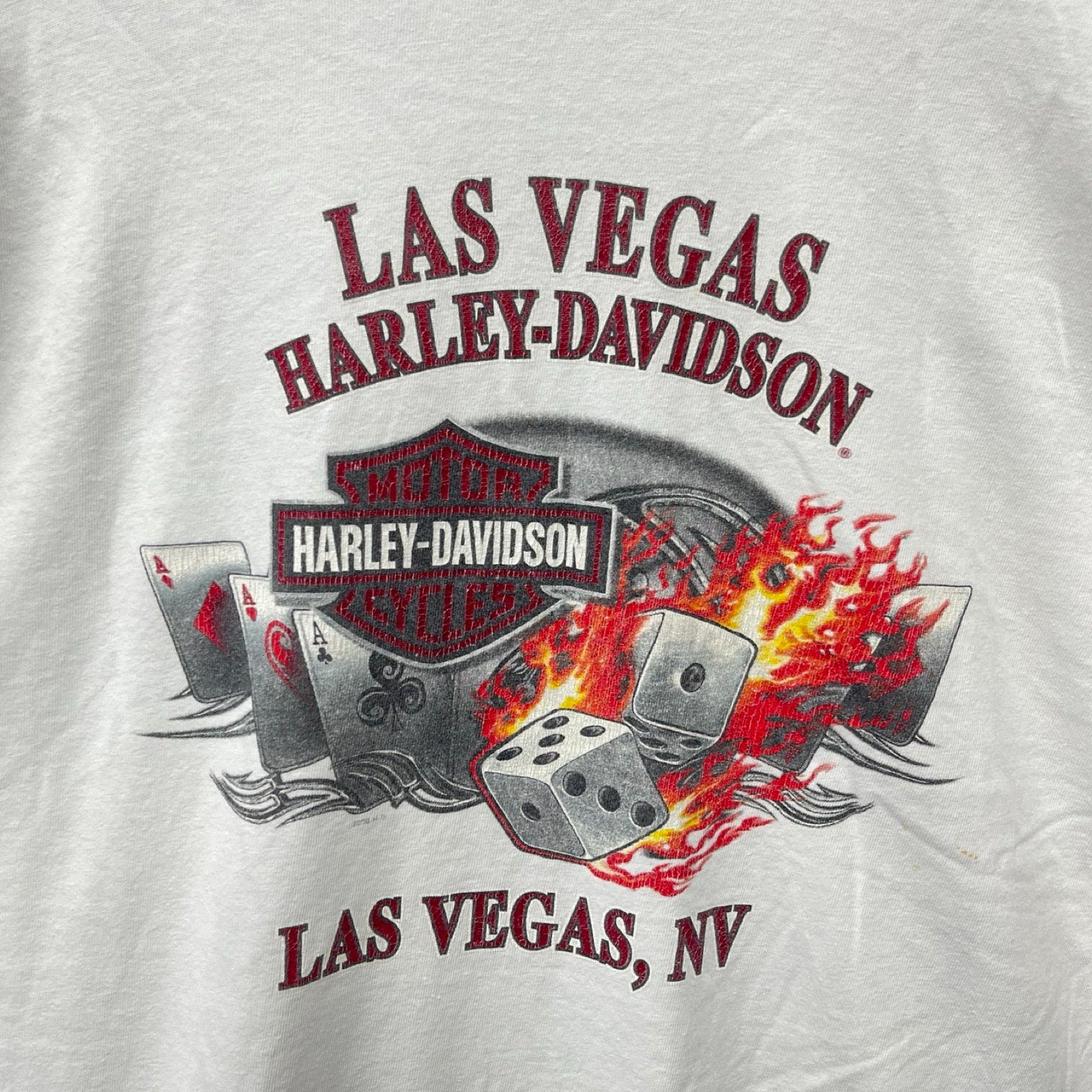 Vintage 00's Harley-Davidson "GENUINE" Tramp & Dice 2008 L/S Tee