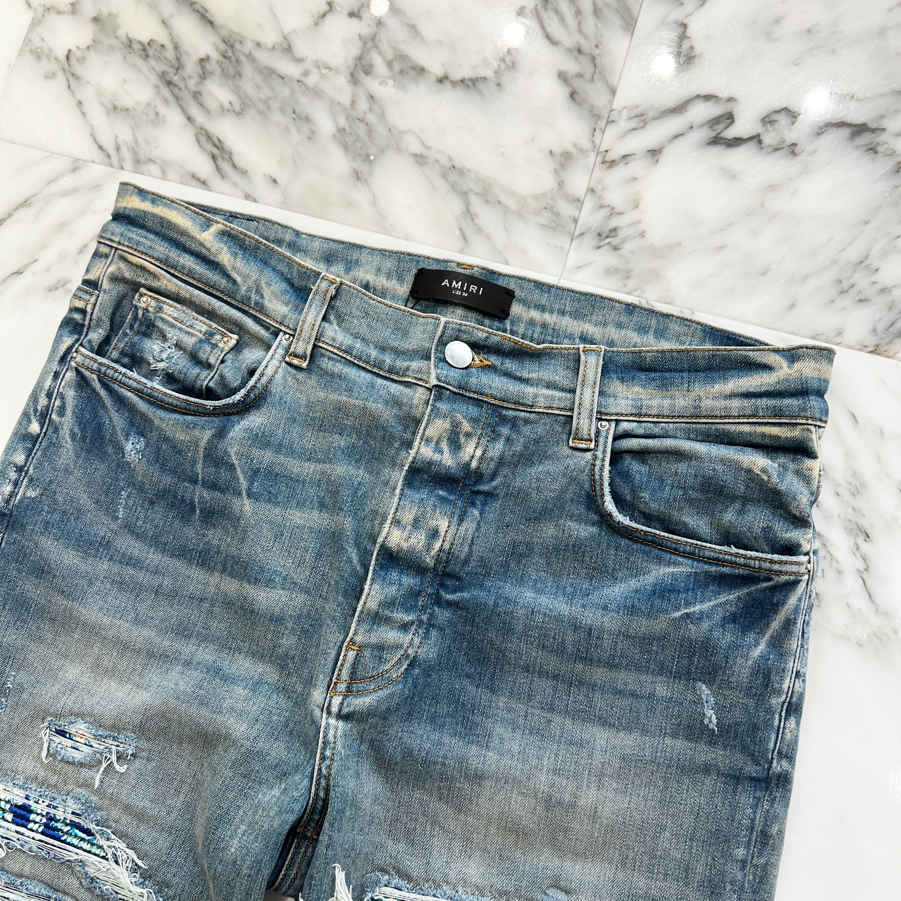 AMIRI 2022SS MX1 Tie Dye Bandana Thrasher Jeans Size 36 アミリ MX1 タイダイバンダナスラッシャージーンズ サイズ36