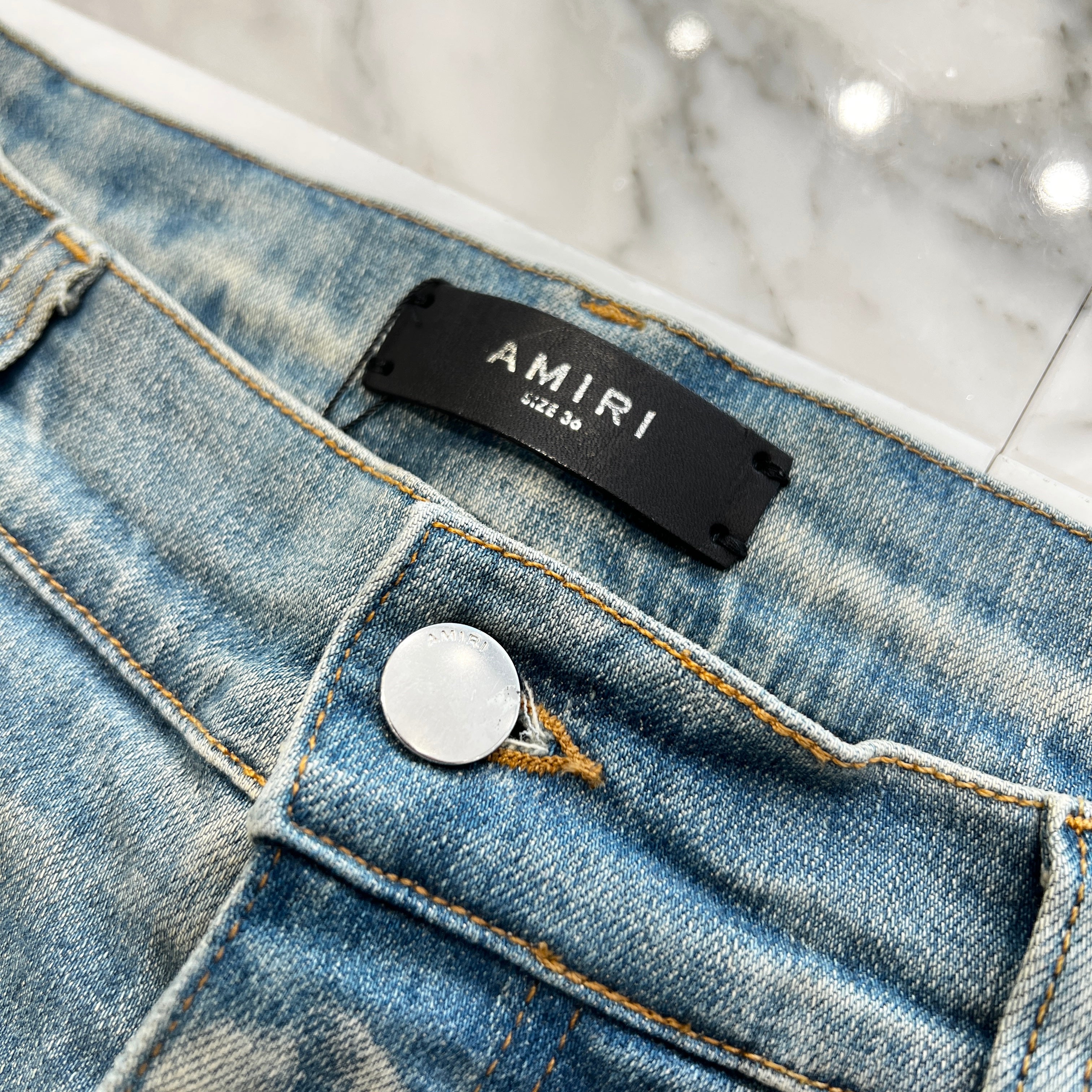 AMIRI 2022SS MX1 Tie Dye Bandana Thrasher Jeans Size 36 アミリ MX1 タイダイバンダナスラッシャージーンズ サイズ36