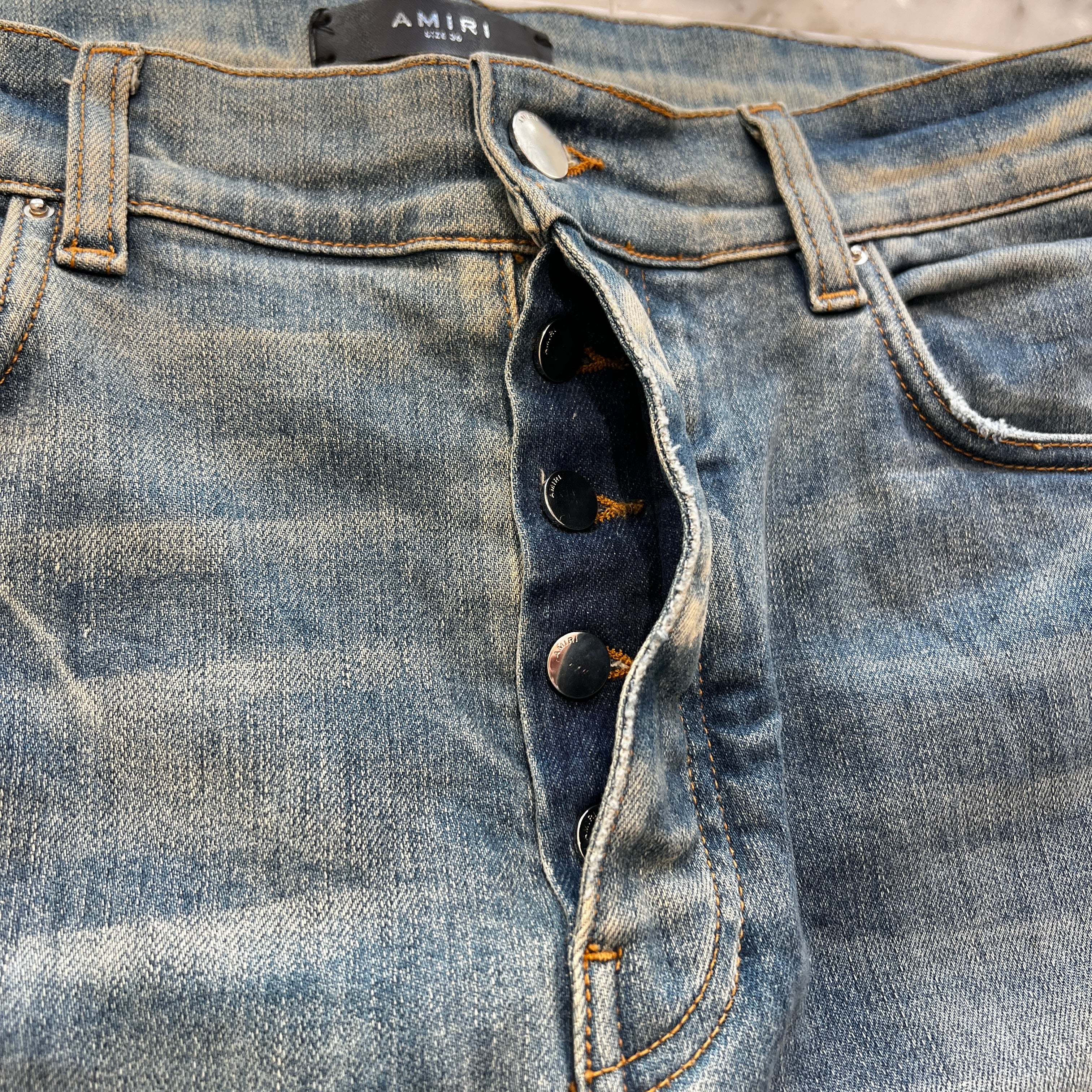 AMIRI 2022SS MX1 Tie Dye Bandana Thrasher Jeans Size 36 アミリ MX1 タイダイバンダナスラッシャージーンズ サイズ36