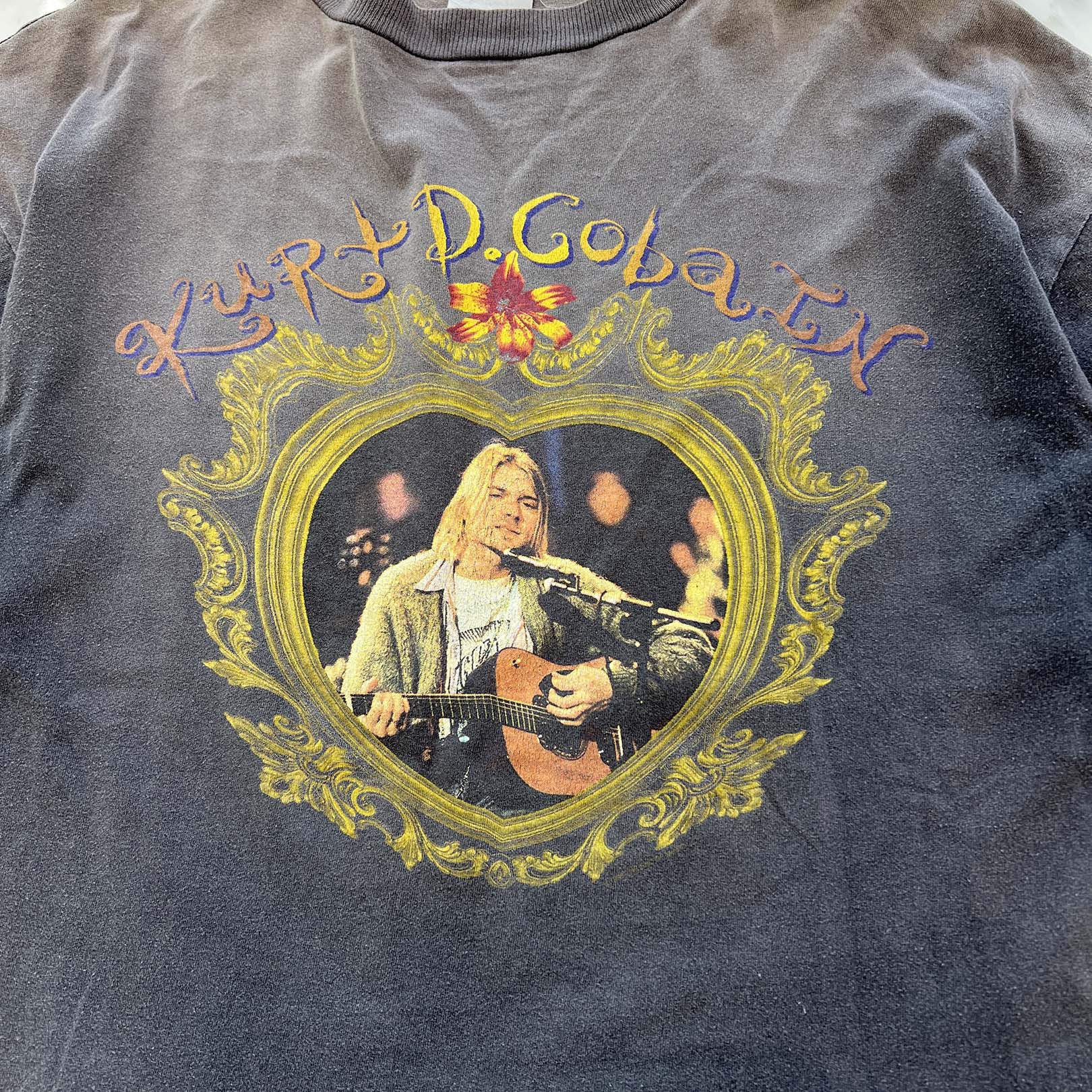 Vintage 90's Nirvana Kurt Cobain "The Sun Is Gone" S/S Tee Size L 90's ニルヴァーナ カート・コバーン "The Sun Is Gone" Tシャツ サイズL