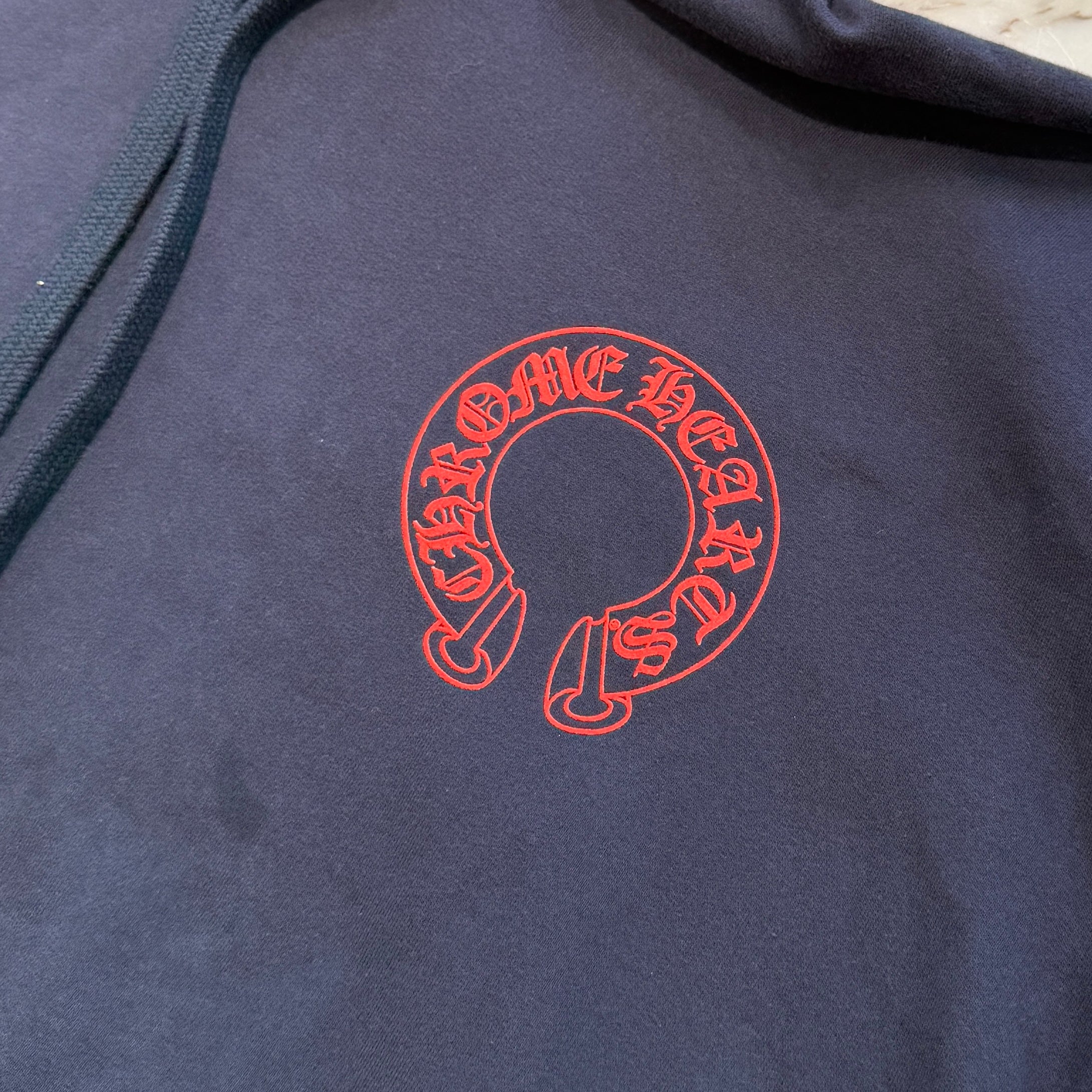 CHROME HEARTS 2025SS Floral Cross Horseshoe Pullover Hoodie Size XL クロムハーツ フローラルクロス ホースシュー プルオーバーフーディーサイズXL