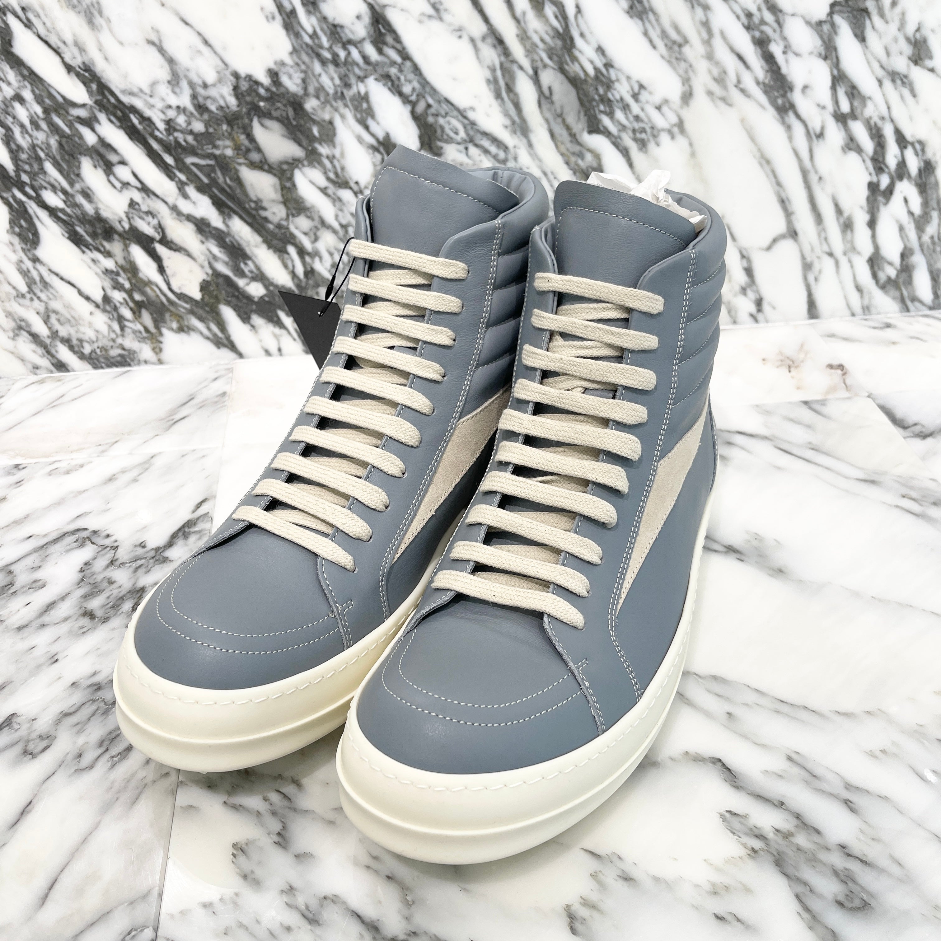 Rick Owens 2025SS Hollywood High Vintage Sneakers RU02D6896 Size 42 リックオウエンス ハリウッド ハイ ヴィンテージ スニーカー サイズ42