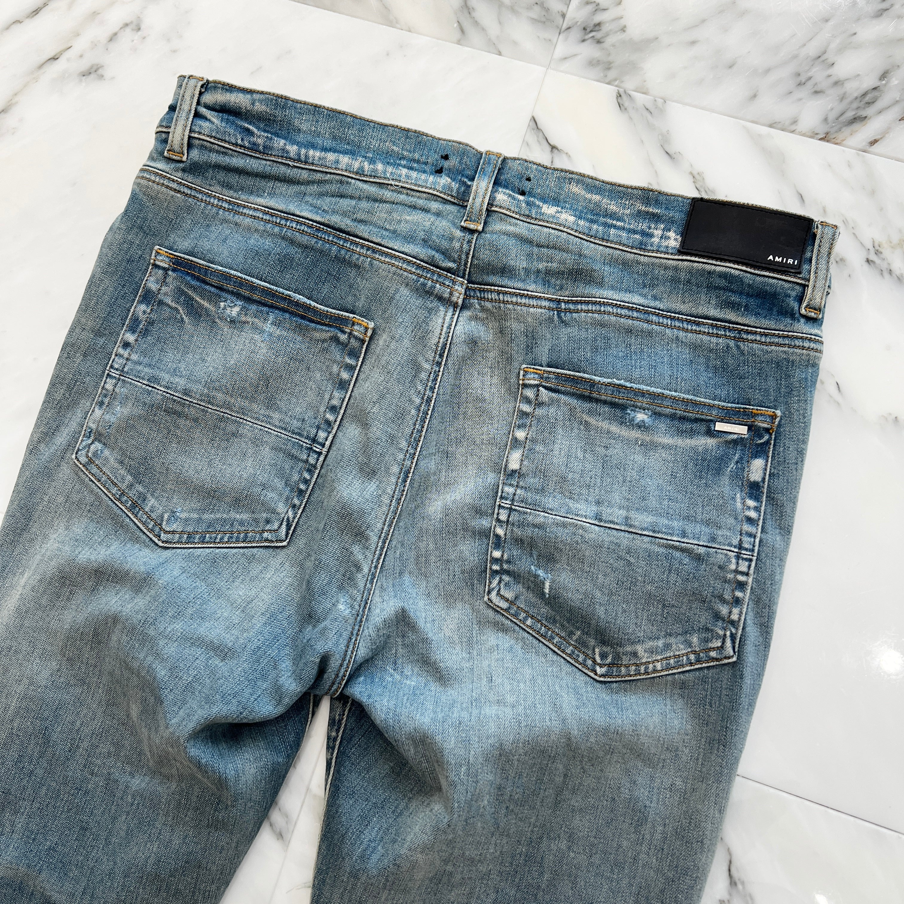 AMIRI 2022SS MX1 Tie Dye Bandana Thrasher Jeans Size 36 アミリ MX1 タイダイバンダナスラッシャージーンズ サイズ36