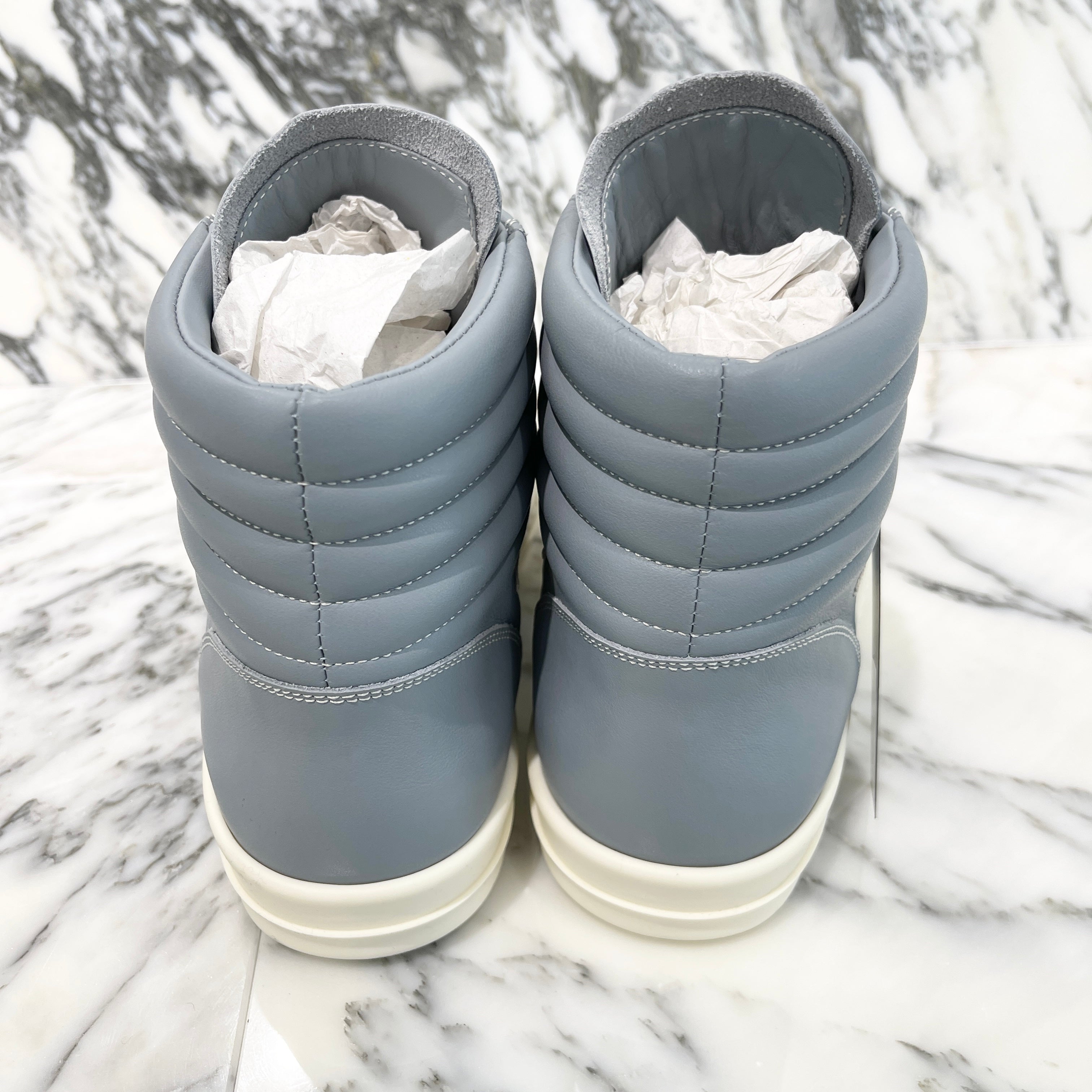 Rick Owens 2025SS Hollywood High Vintage Sneakers RU02D6896 Size 42 リックオウエンス ハリウッド ハイ ヴィンテージ スニーカー サイズ42