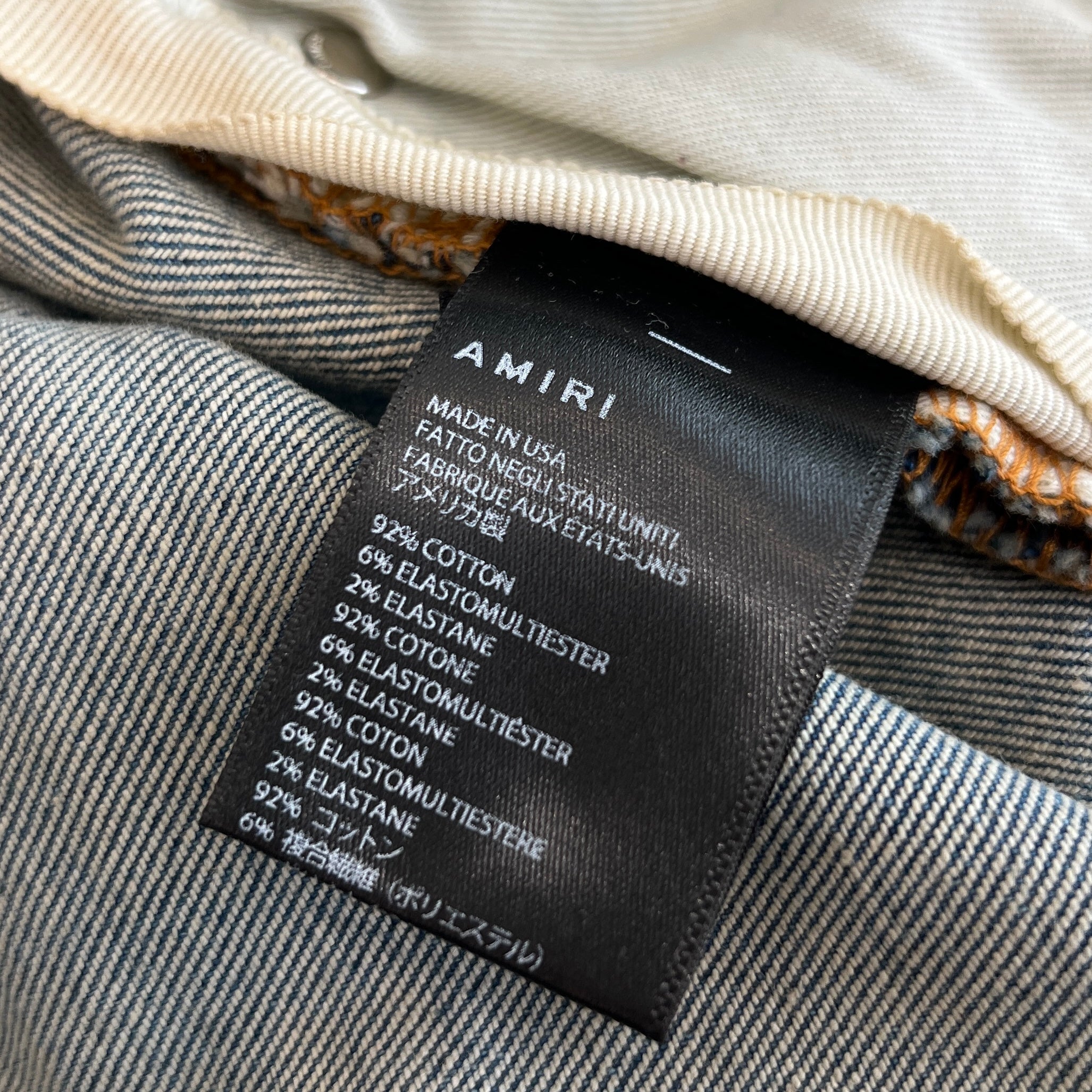 AMIRI 2022SS MX1 Tie Dye Bandana Thrasher Jeans Size 36 アミリ MX1 タイダイバンダナスラッシャージーンズ サイズ36