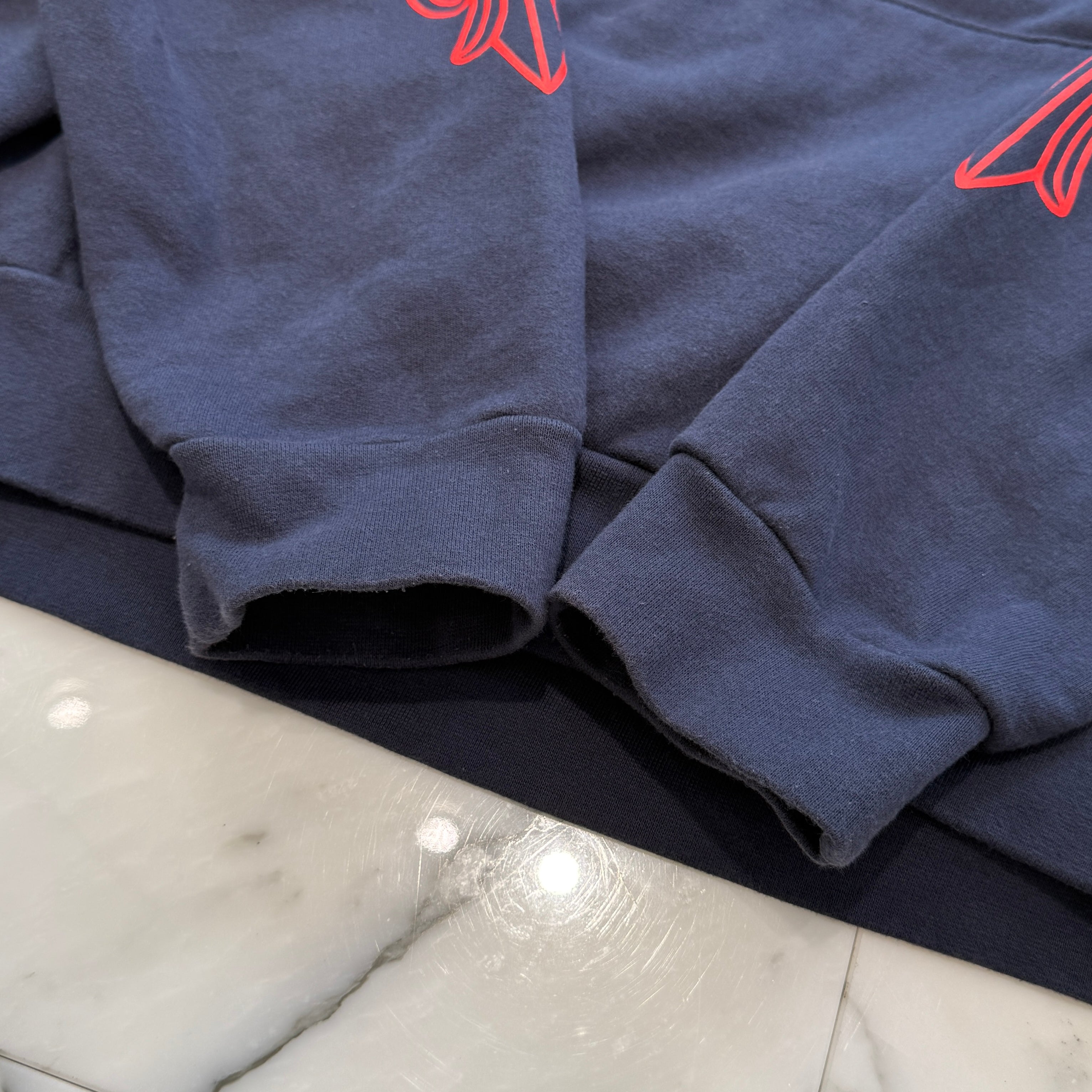 CHROME HEARTS 2025SS Floral Cross Horseshoe Pullover Hoodie Size XL クロムハーツ フローラルクロス ホースシュー プルオーバーフーディーサイズXL