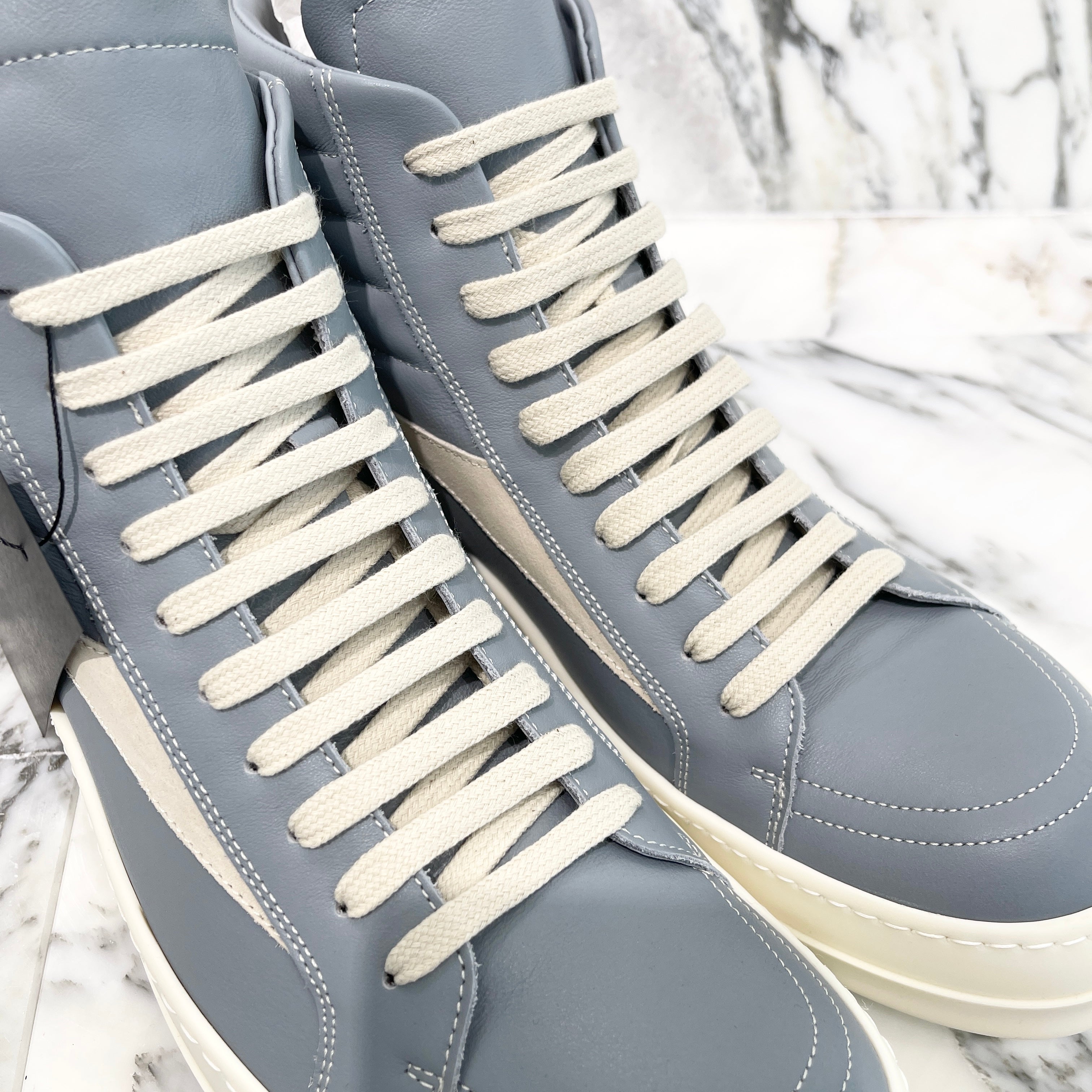 Rick Owens 2025SS Hollywood High Vintage Sneakers RU02D6896 Size 42 リックオウエンス ハリウッド ハイ ヴィンテージ スニーカー サイズ42