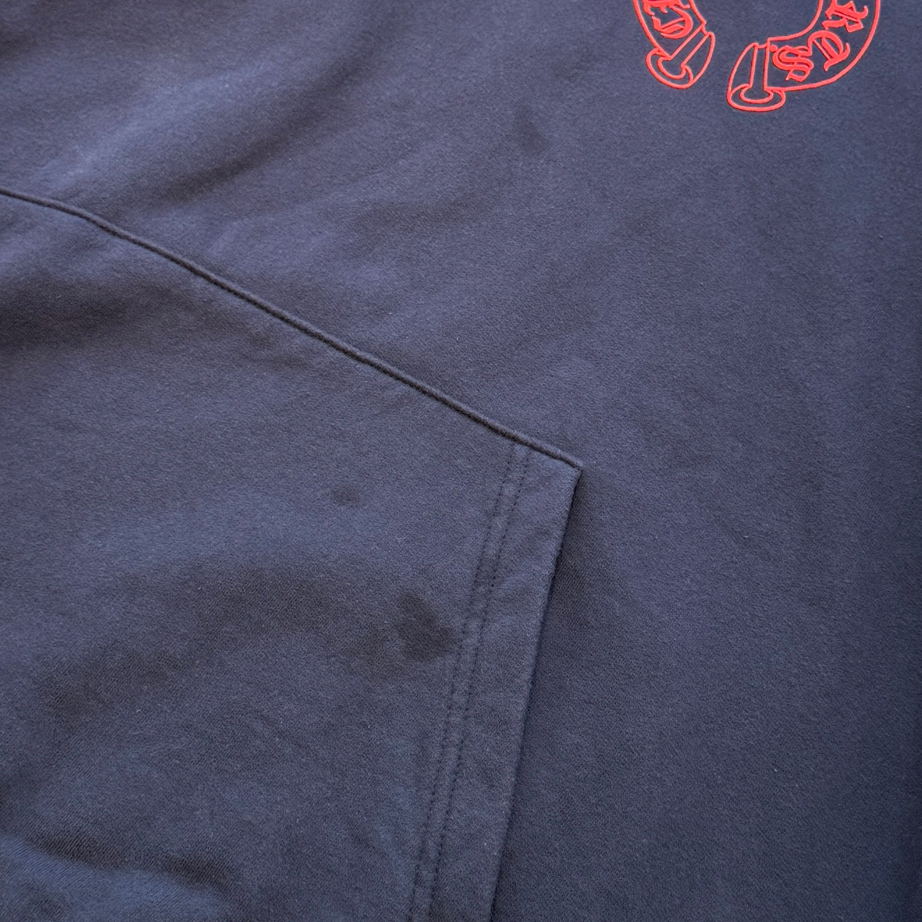 CHROME HEARTS 2025SS Floral Cross Horseshoe Pullover Hoodie Size XL クロムハーツ フローラルクロス ホースシュー プルオーバーフーディーサイズXL