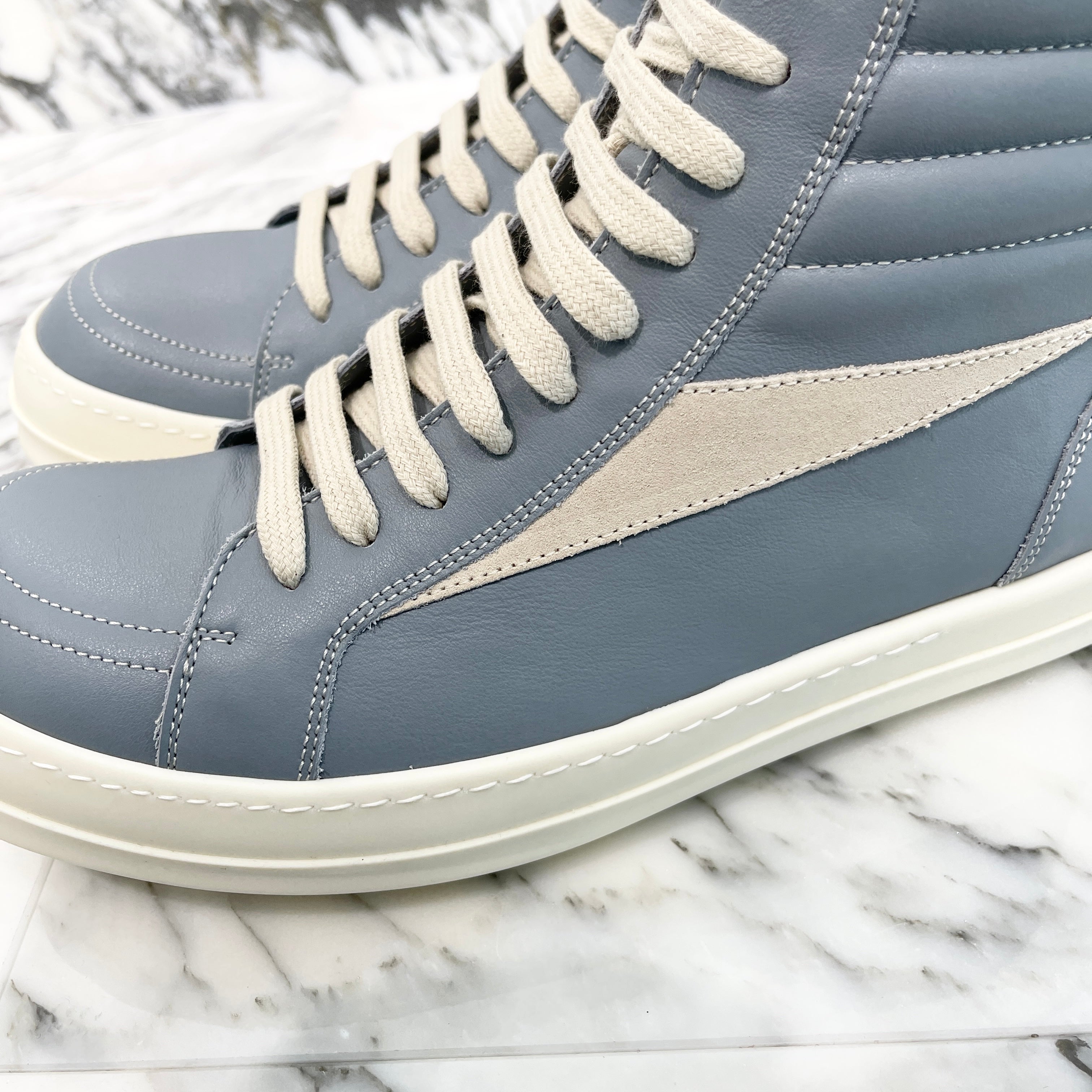 Rick Owens 2025SS Hollywood High Vintage Sneakers RU02D6896 Size 42 リックオウエンス ハリウッド ハイ ヴィンテージ スニーカー サイズ42