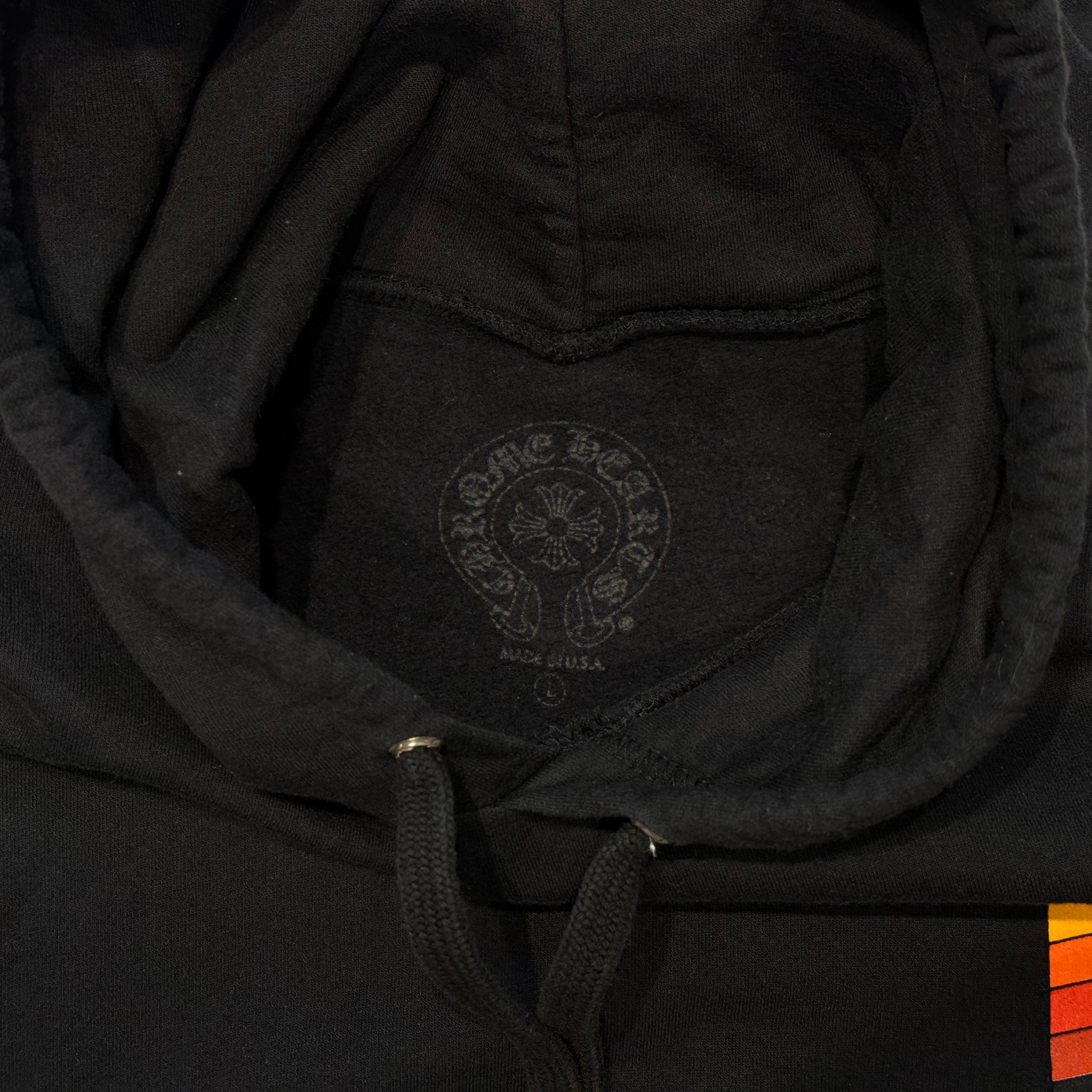 CHROME HEARTS Neon Bar Logo Pullover Hoodie Size L クロムハーツ ネオンバーロゴ プルオーバーフーディー サイズL