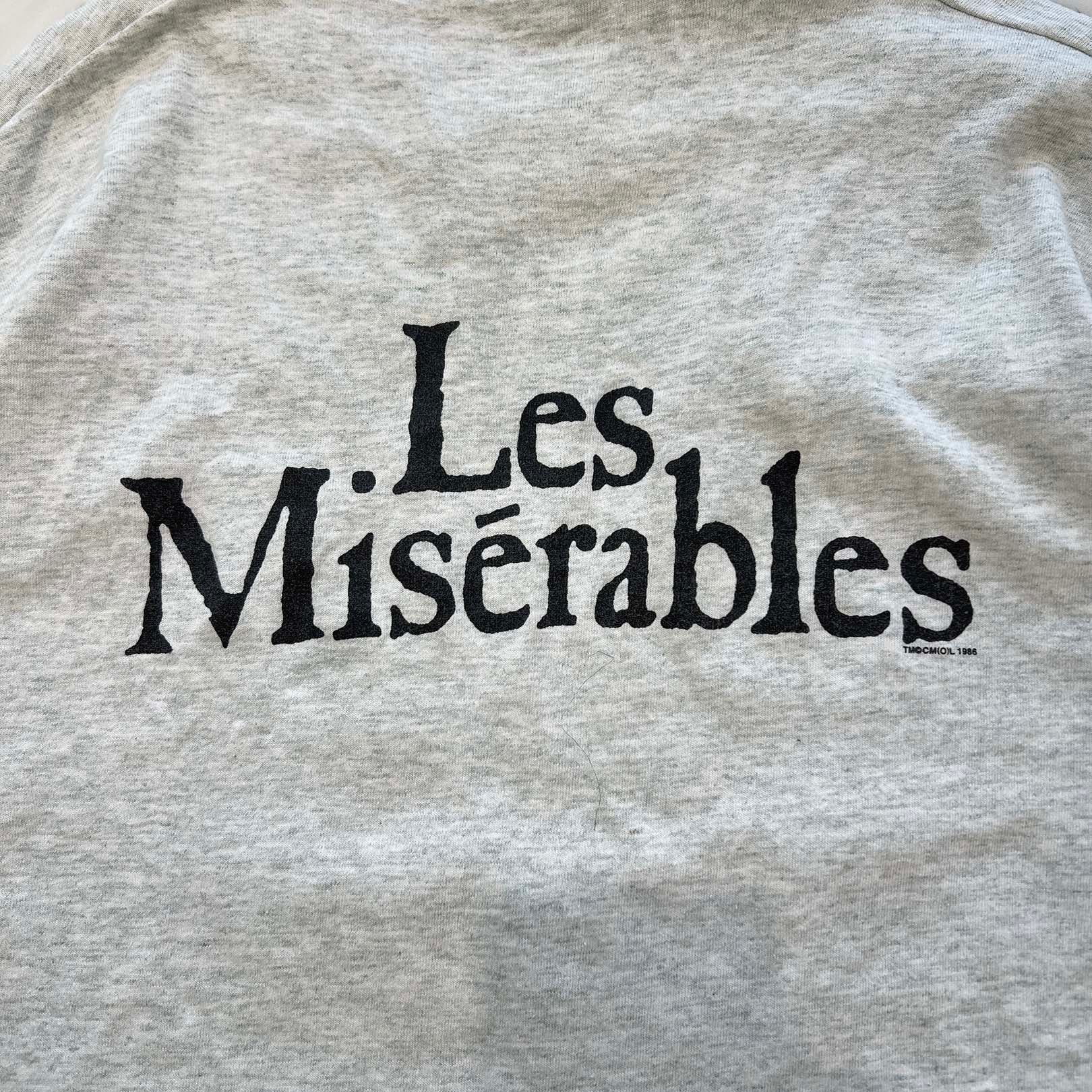 Vintage 90's "Les Miserables" FRUIT OF THE LOOM S/S Tee Size L 90's "レ・ミゼラブル" フルーツオブザルーム社製 Tシャツ サイズL