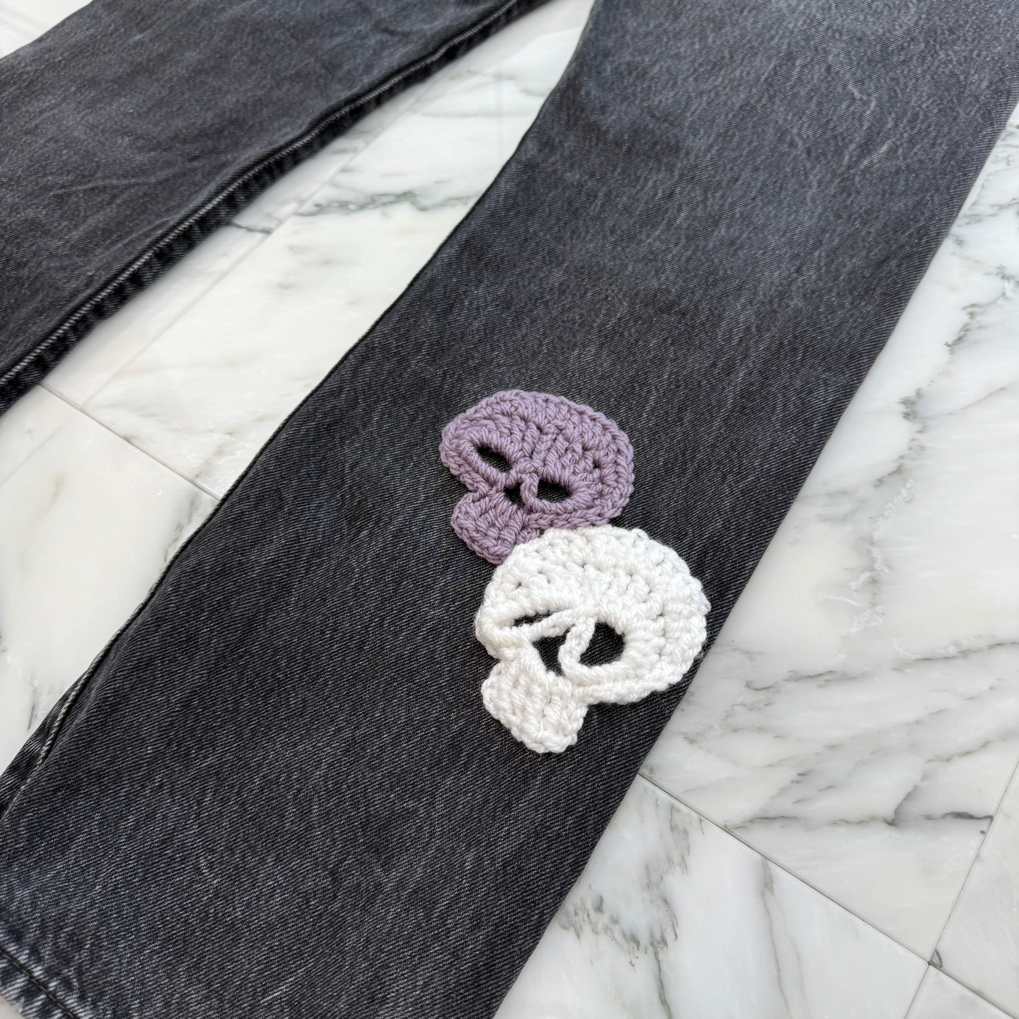 Y.A.R.N × mementos Levi's 501 Body Knit Scull Denim Pants Size W33×L30 ヤーン×メメントス リーバイス 501 ボディ ニットスカル デニムパンツ サイズW33×L30