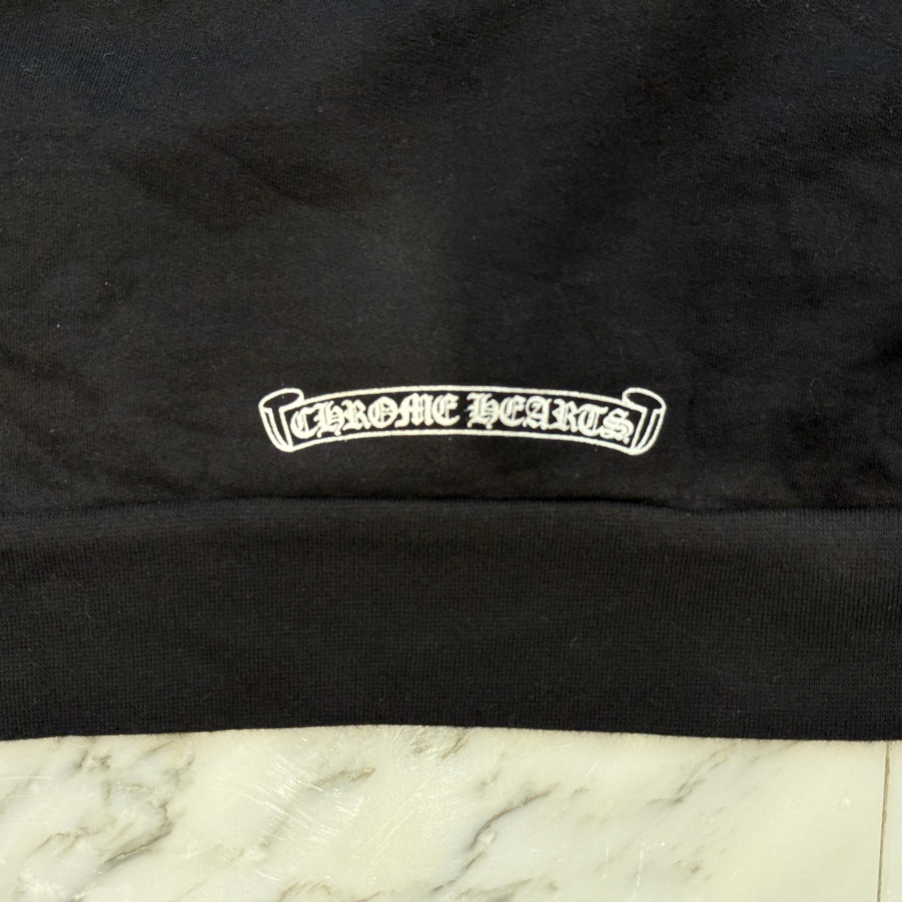 CHROME HEARTS Neon Bar Logo Pullover Hoodie Size L クロムハーツ ネオンバーロゴ プルオーバーフーディー サイズL