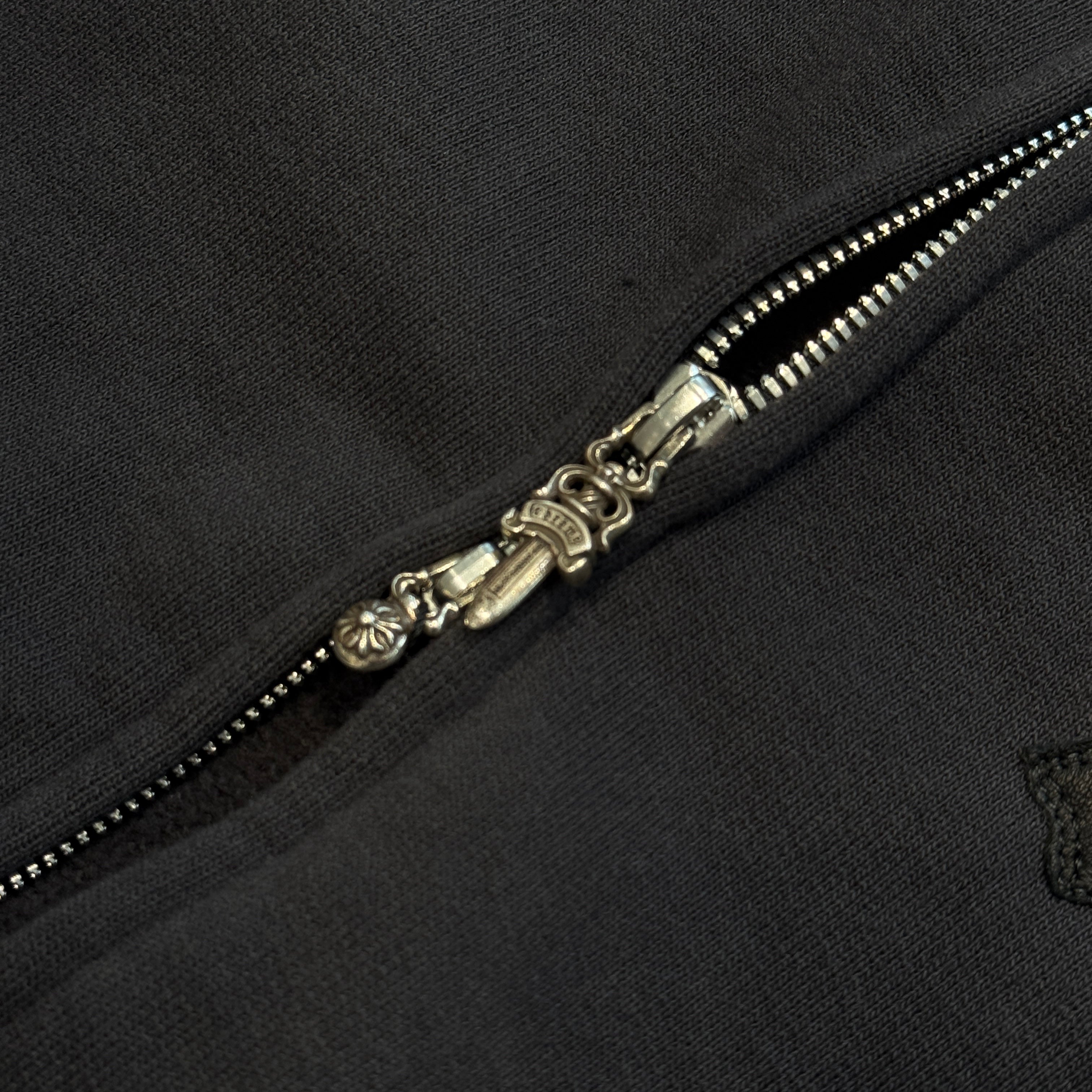 CHROME HEARTS Y NOT 3 Cemetery Cross Patch Zip Up Hoodie Size XL クロムハーツ ワイノット 3セメタリークロスパッチ ジップ アップフーディ サイズXL