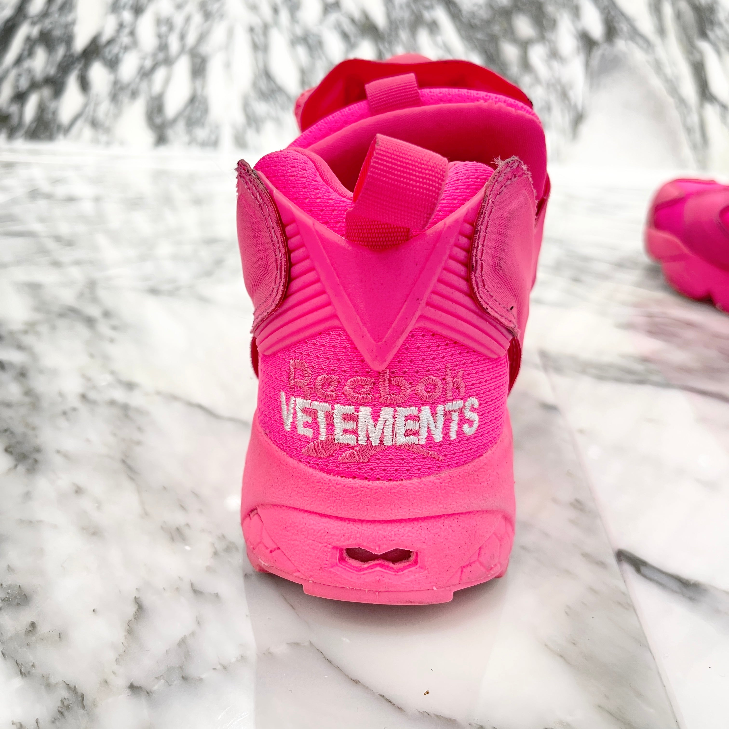 VETEMENTS × Reebok 2020SS Instapump Fury Sneakers Size 25cm