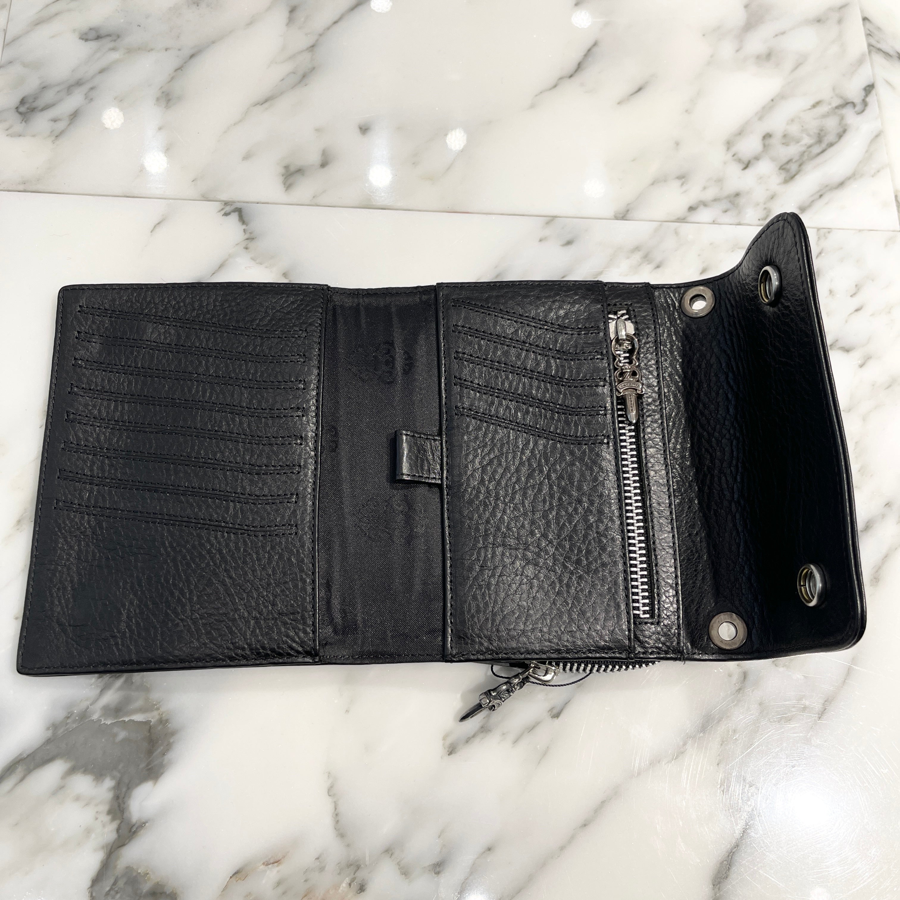 CHROME HEARTS  BIG SPOON Cross Ball Wallet クロムハーツ ビックスプーン クロスボール ウォレット