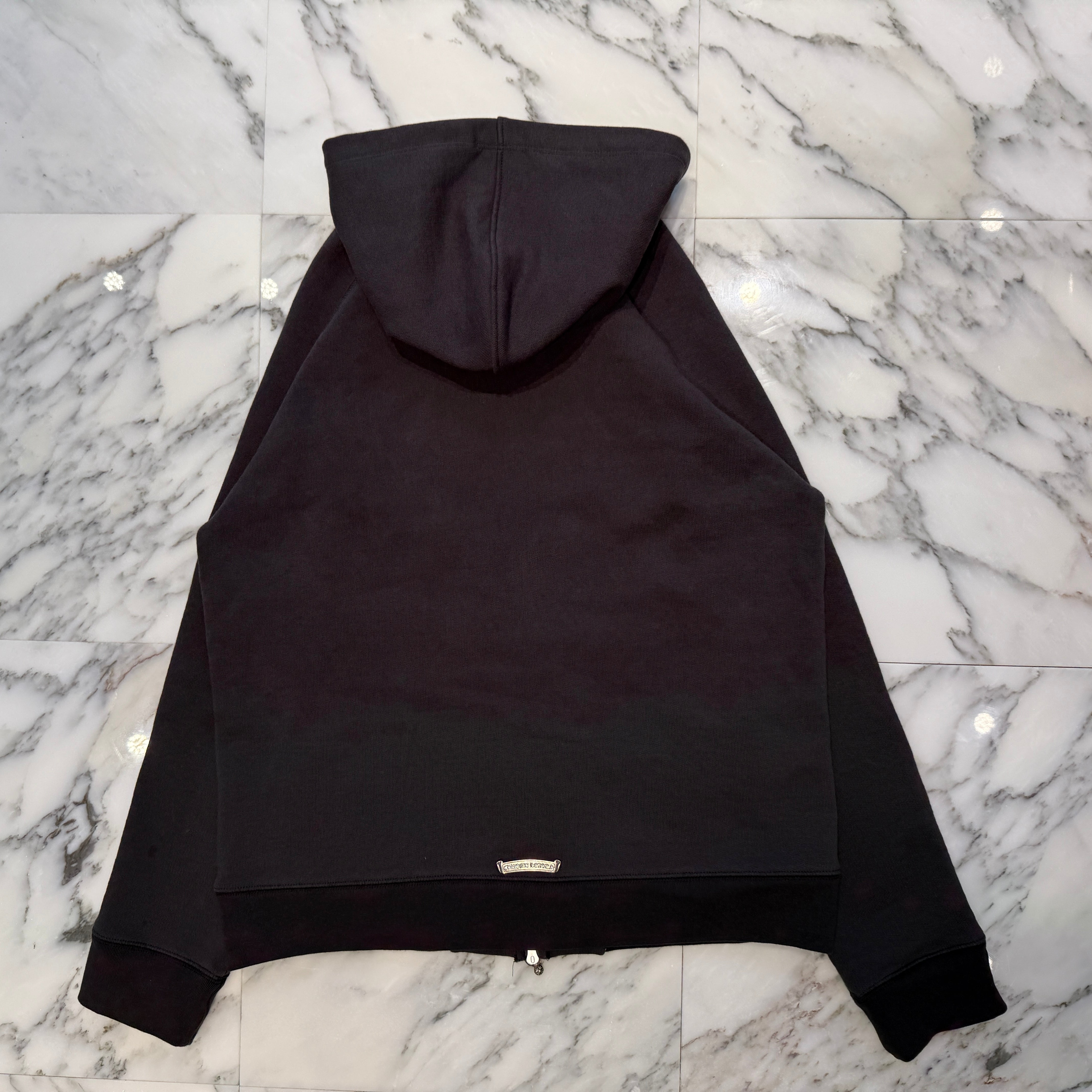 CHROME HEARTS Y NOT 3 Cemetery Cross Patch Zip Up Hoodie Size XL クロムハーツ ワイノット 3セメタリークロスパッチ ジップ アップフーディ サイズXL