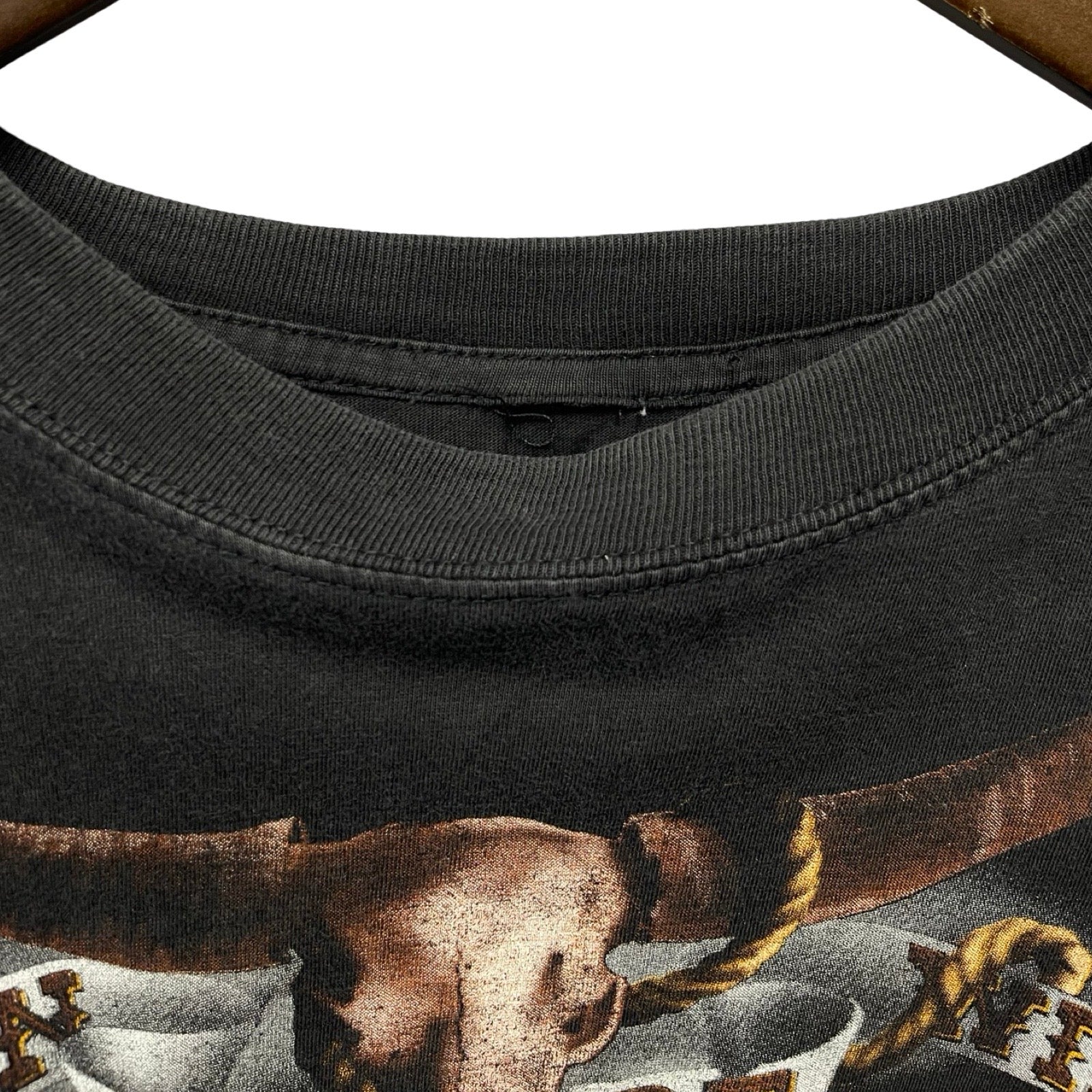 Vintage 90's Harley-Davidson "BORN TO BE WILD" Cow Head Bones S/S Tee